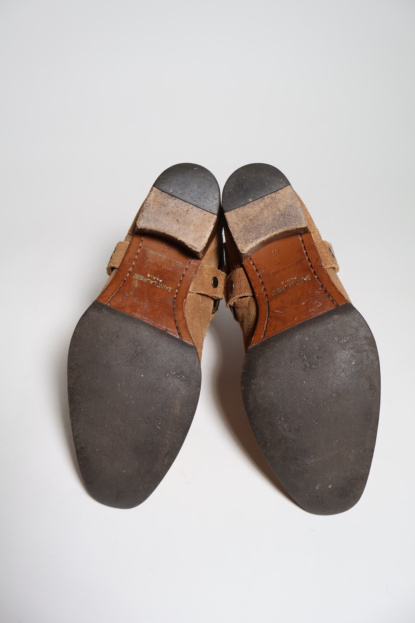 Saint Laurent Paris SS16 Suede Wyatt Boots