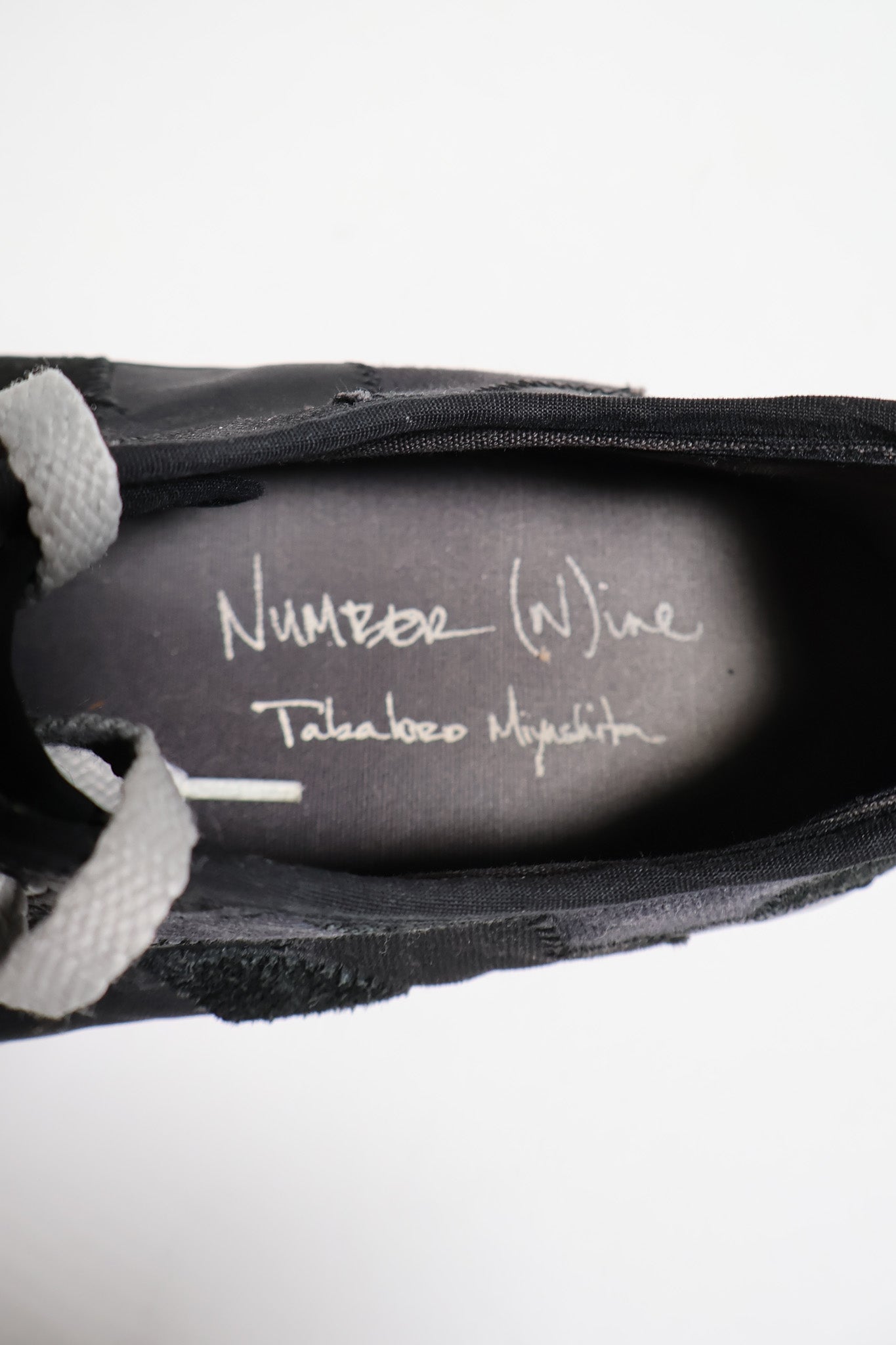 Number (N)ine AW03 Crying Heart Patch Shoes