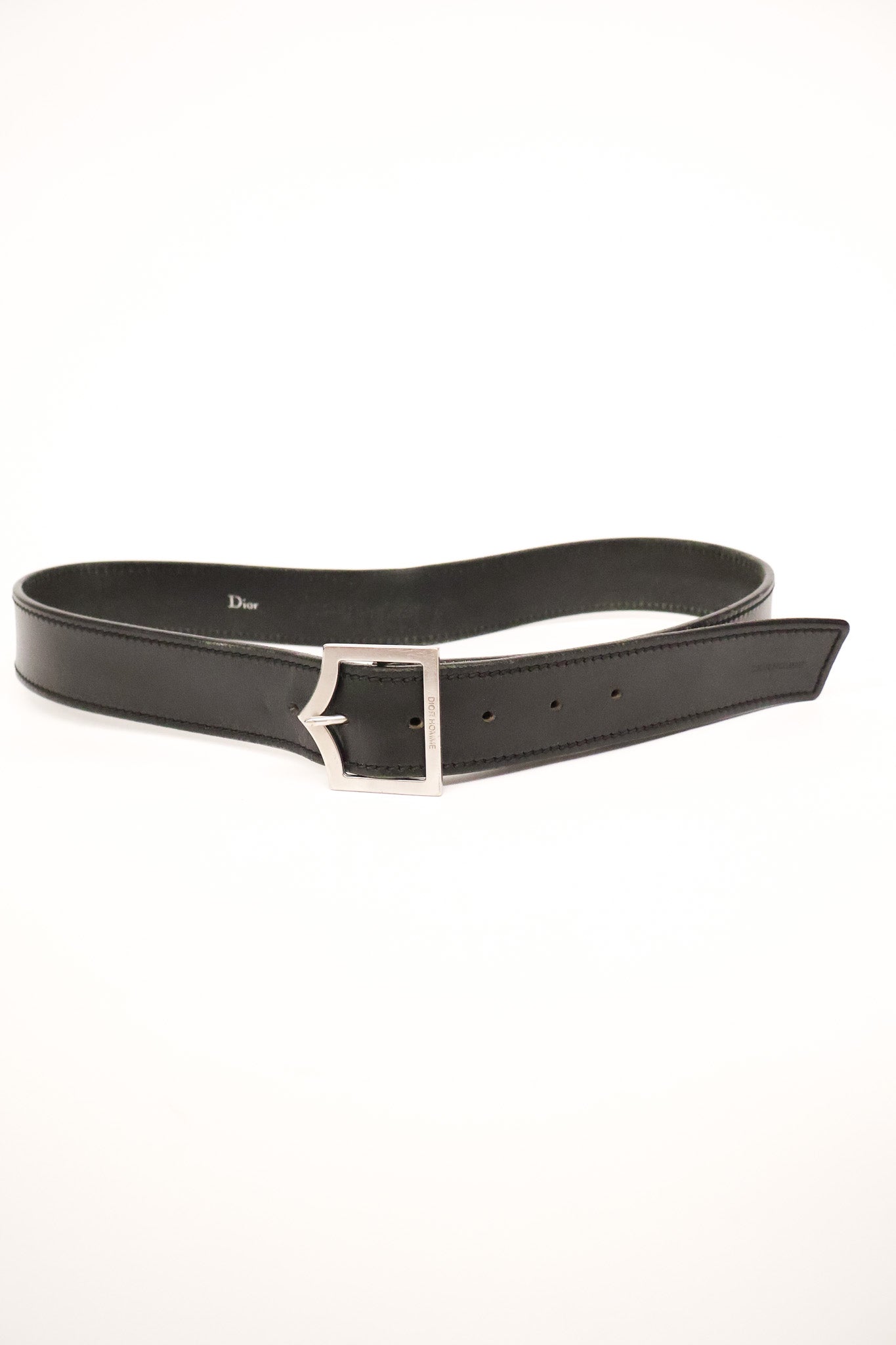 Dior Homme Black D Point Belt