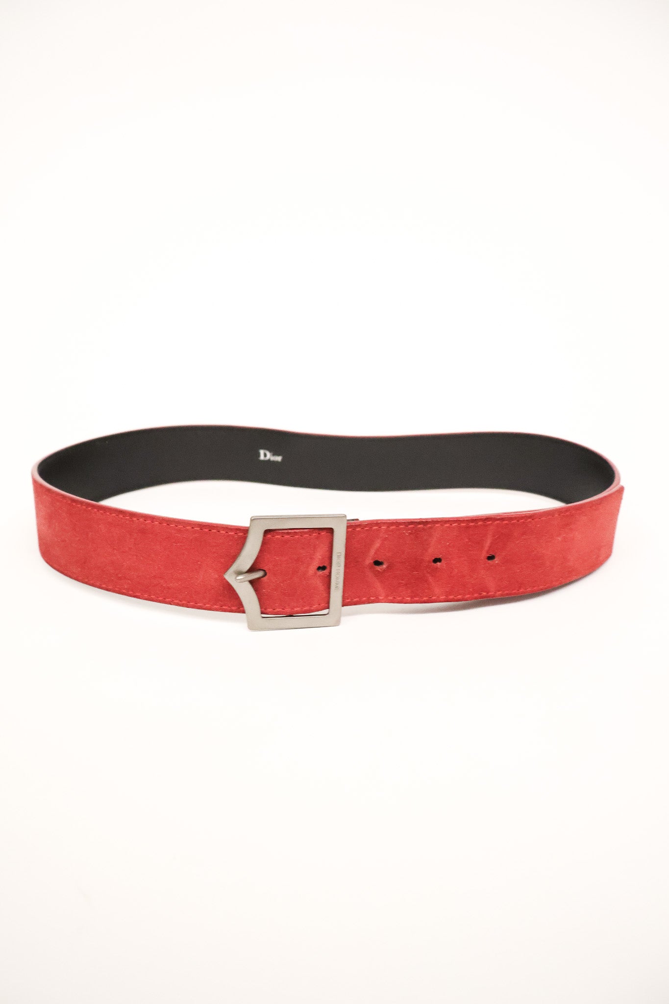 Dior Homme Red D Point Belt