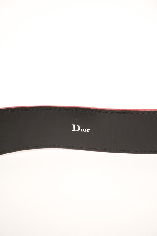 Dior Homme Red D Point Belt