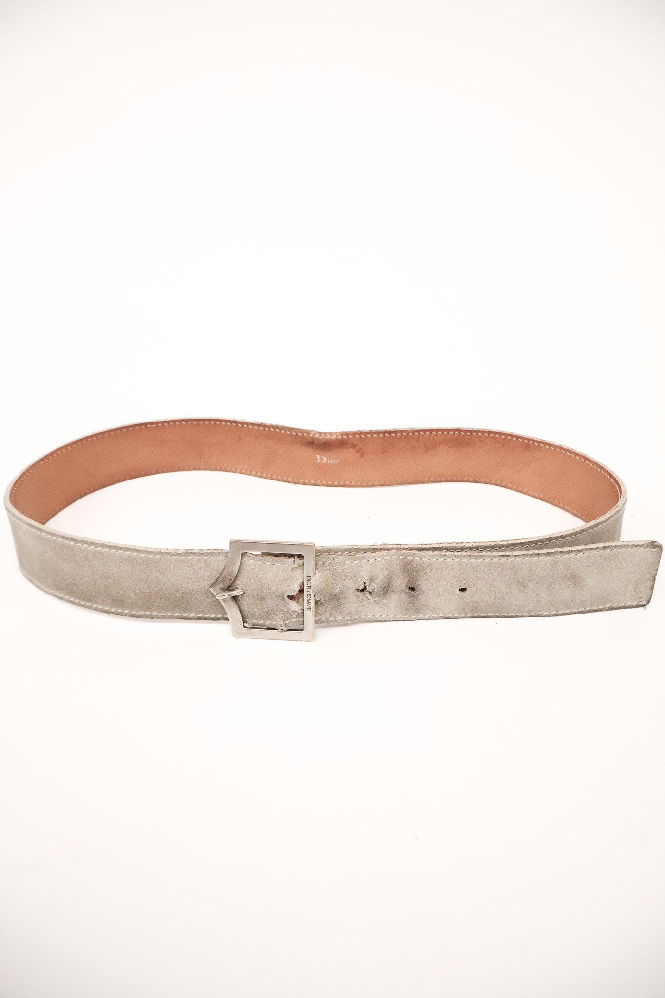Dior Homme Brown D Point Belt