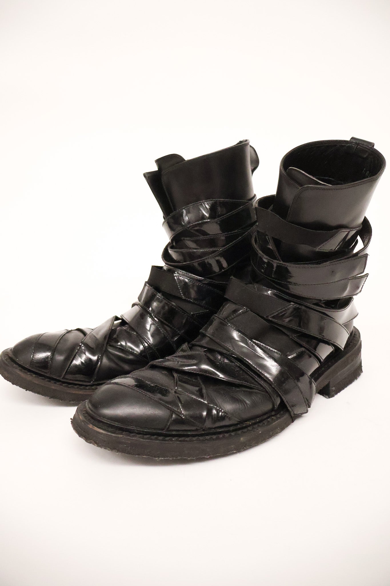 Dior Homme AW08 Lumiere Du Nord Velcro Boots
