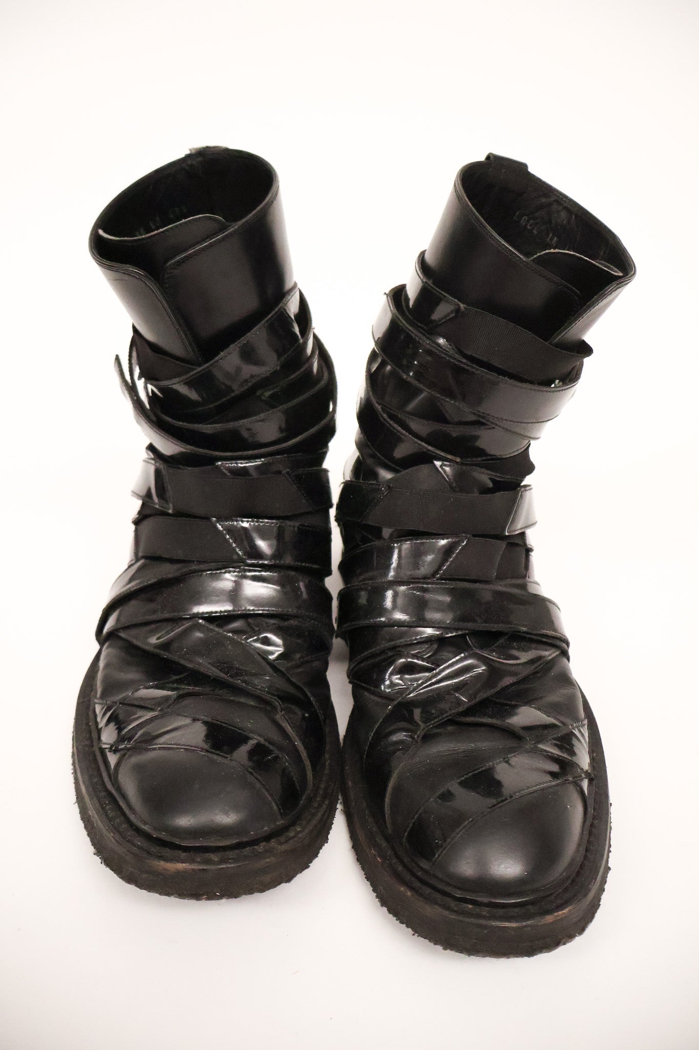 Dior Homme AW08 Lumiere Du Nord Velcro Boots