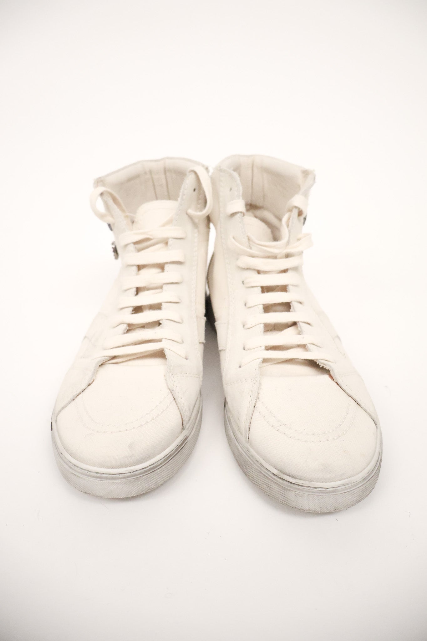 Saint Laurent Paris 'Smoking Forever' Charm Hightop Sneakers