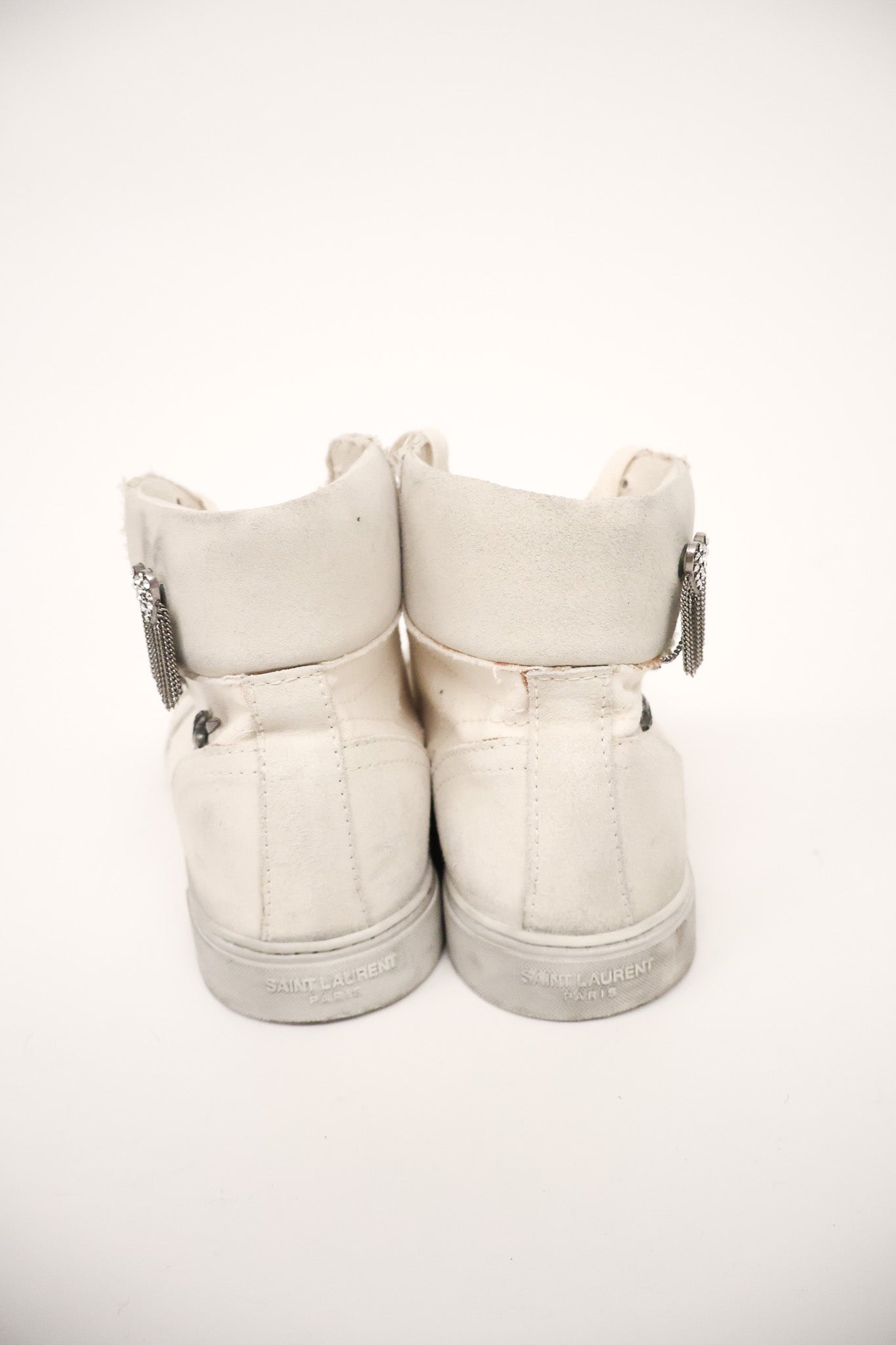 Saint Laurent Paris 'Smoking Forever' Charm Hightop Sneakers