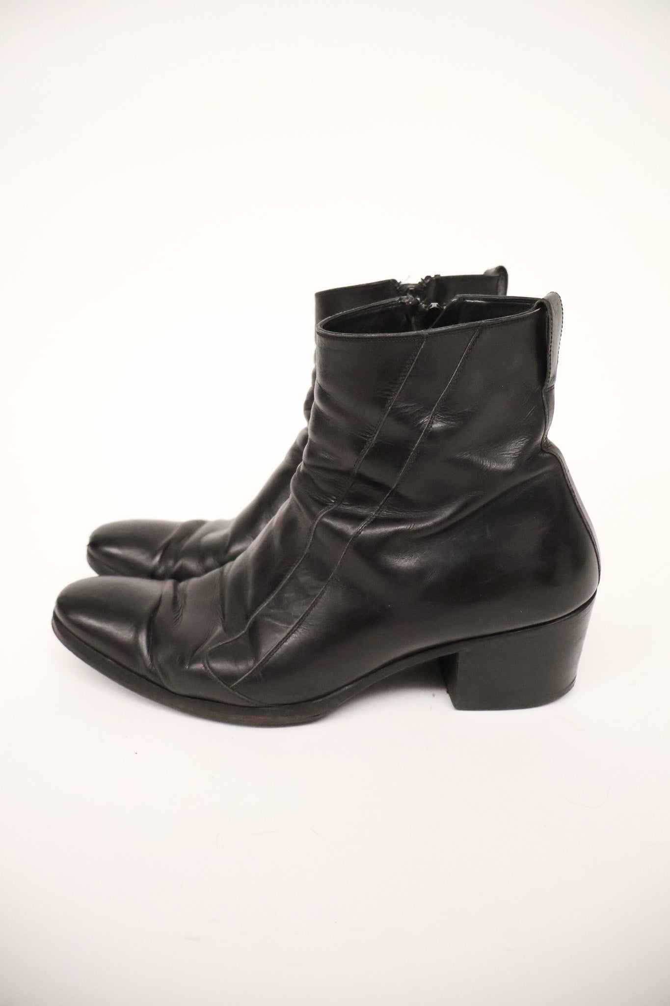 Dior Homme AW05 Runway 6.5CM Heel Zip Boots