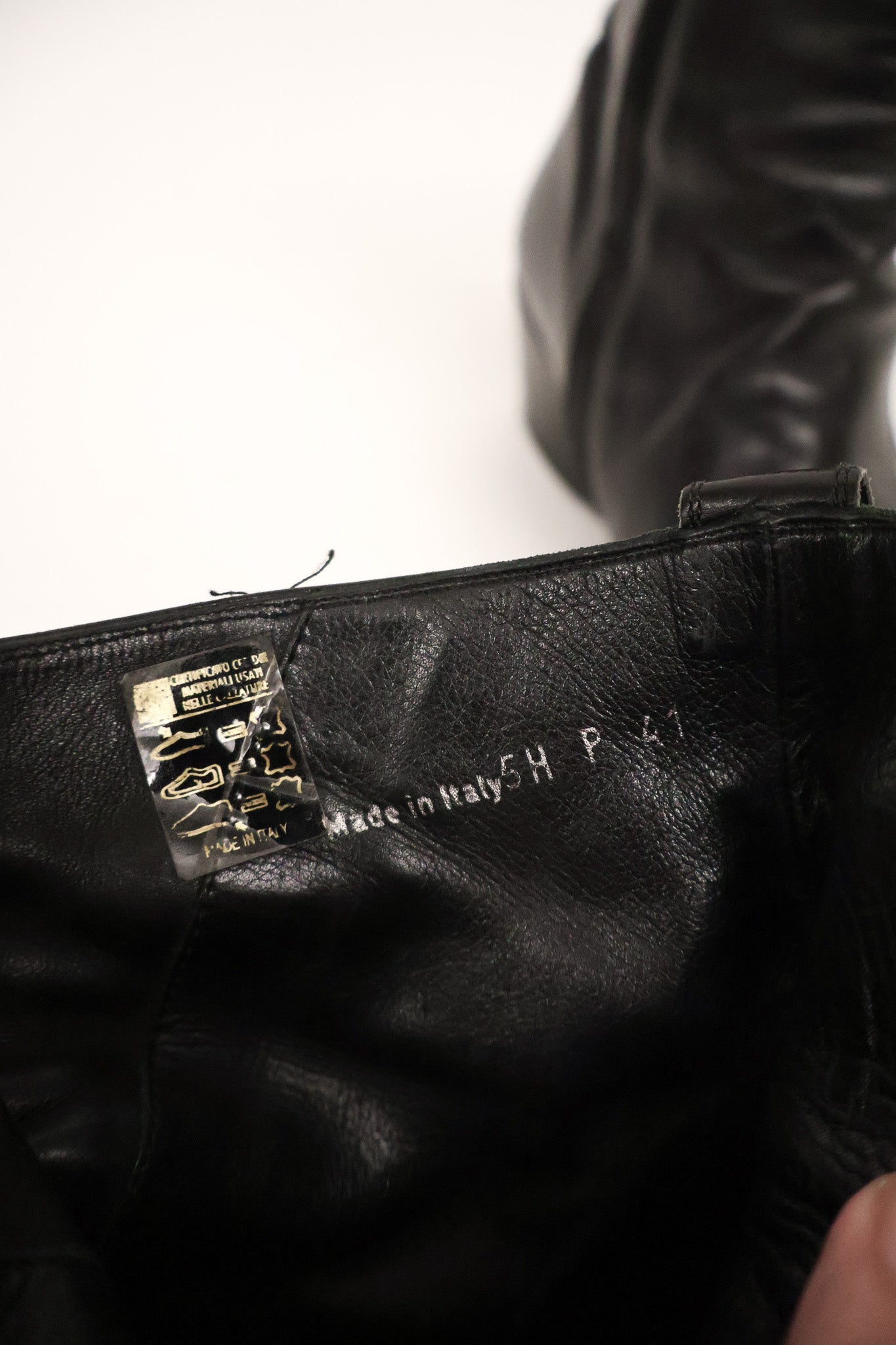 Dior Homme AW05 Runway 6.5CM Heel Zip Boots