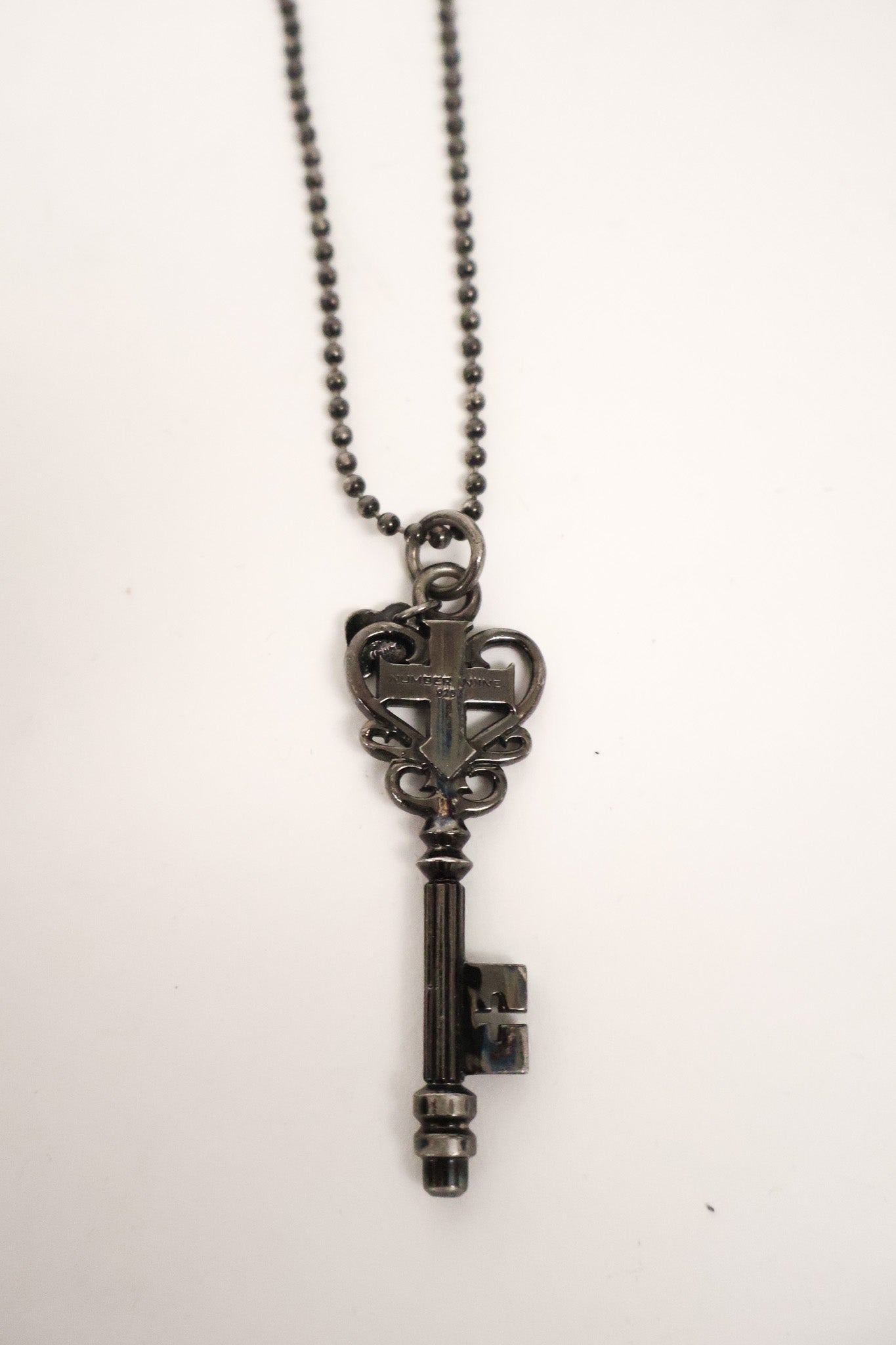 Number (N)ine SS06 Heart Key Necklace