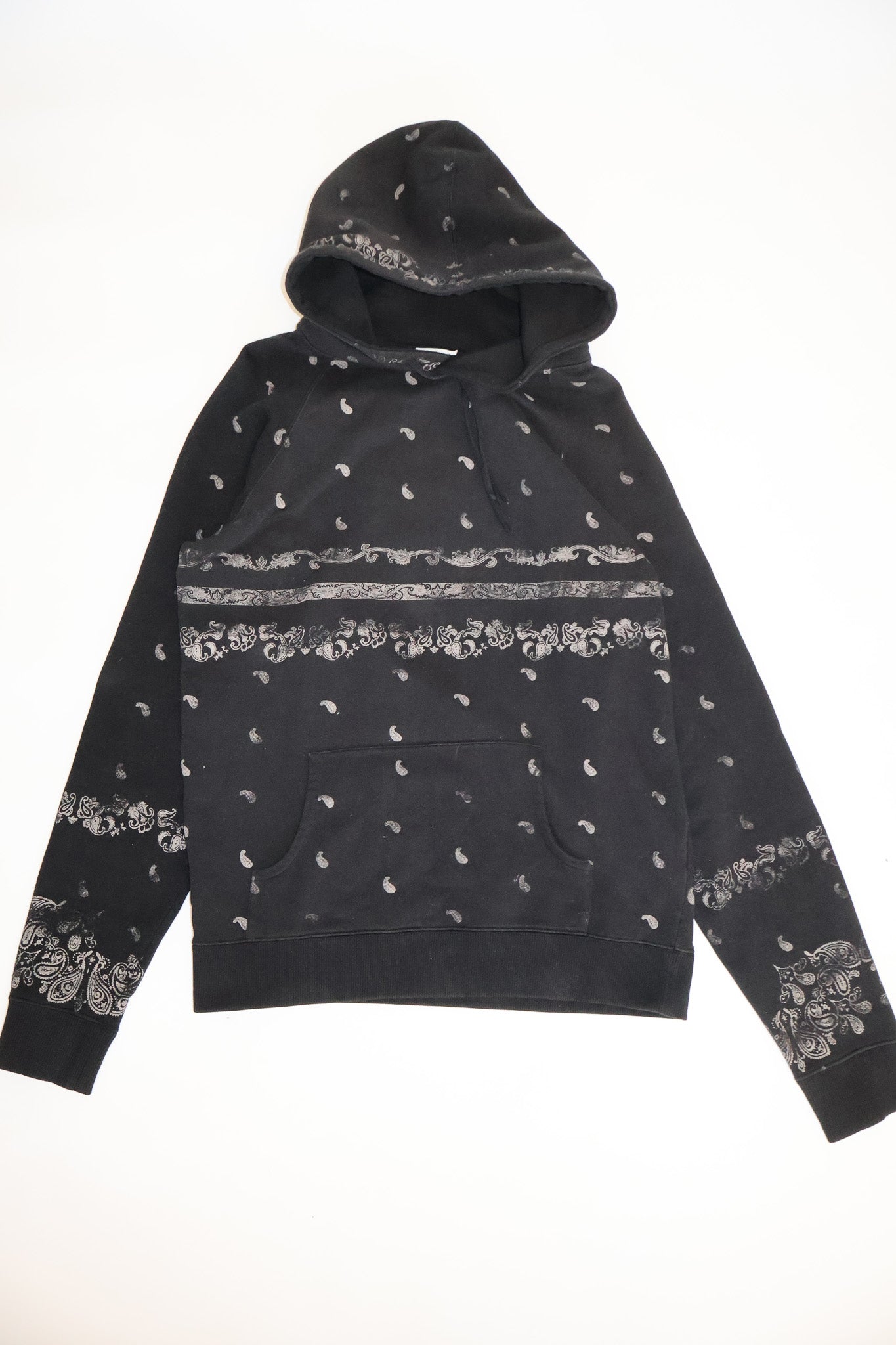 Saint Laurent Paris Paisley Hoodie