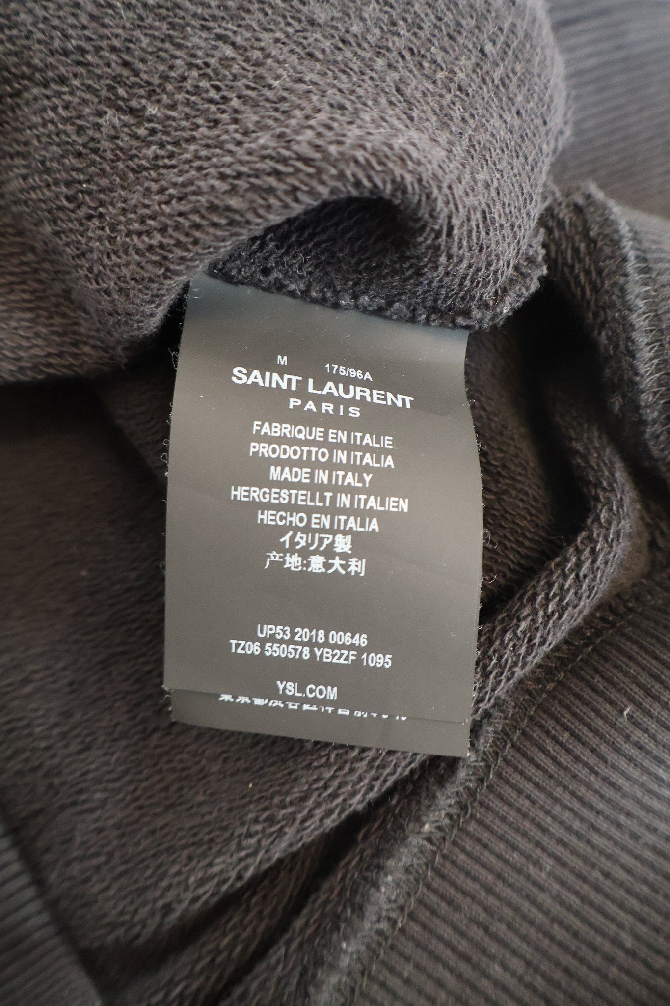 Saint Laurent Paris Paisley Hoodie
