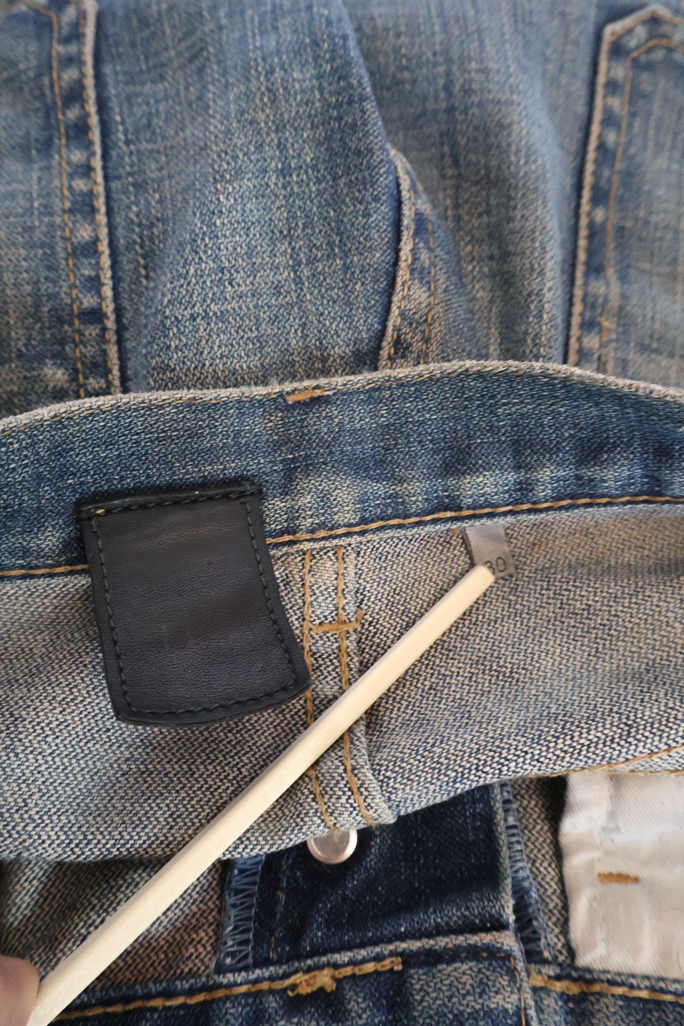 Dior Homme AW05 Zipper Rust Bootcut Denim