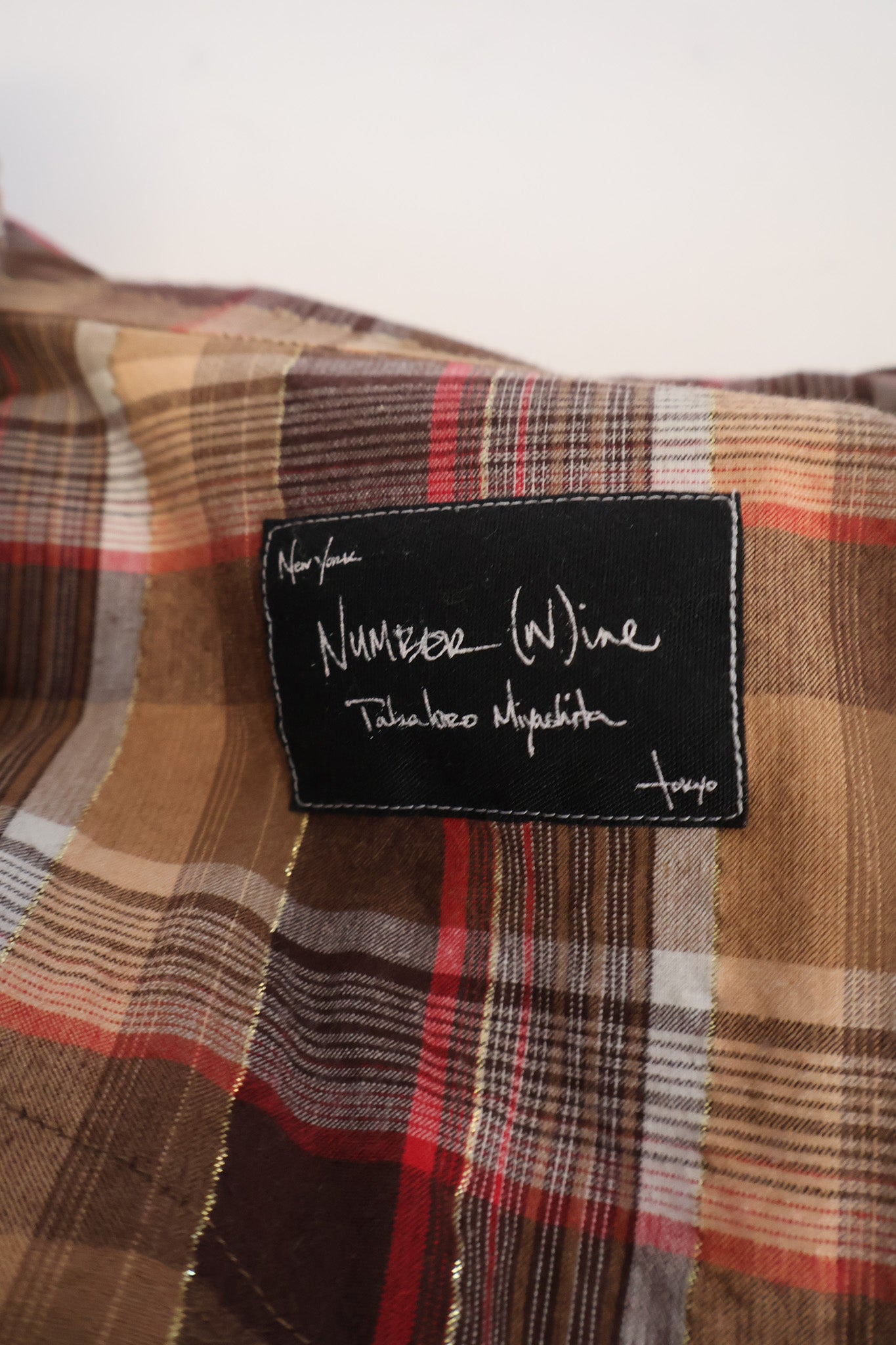 Number (N)ine AW05 THS Glitter Flannel