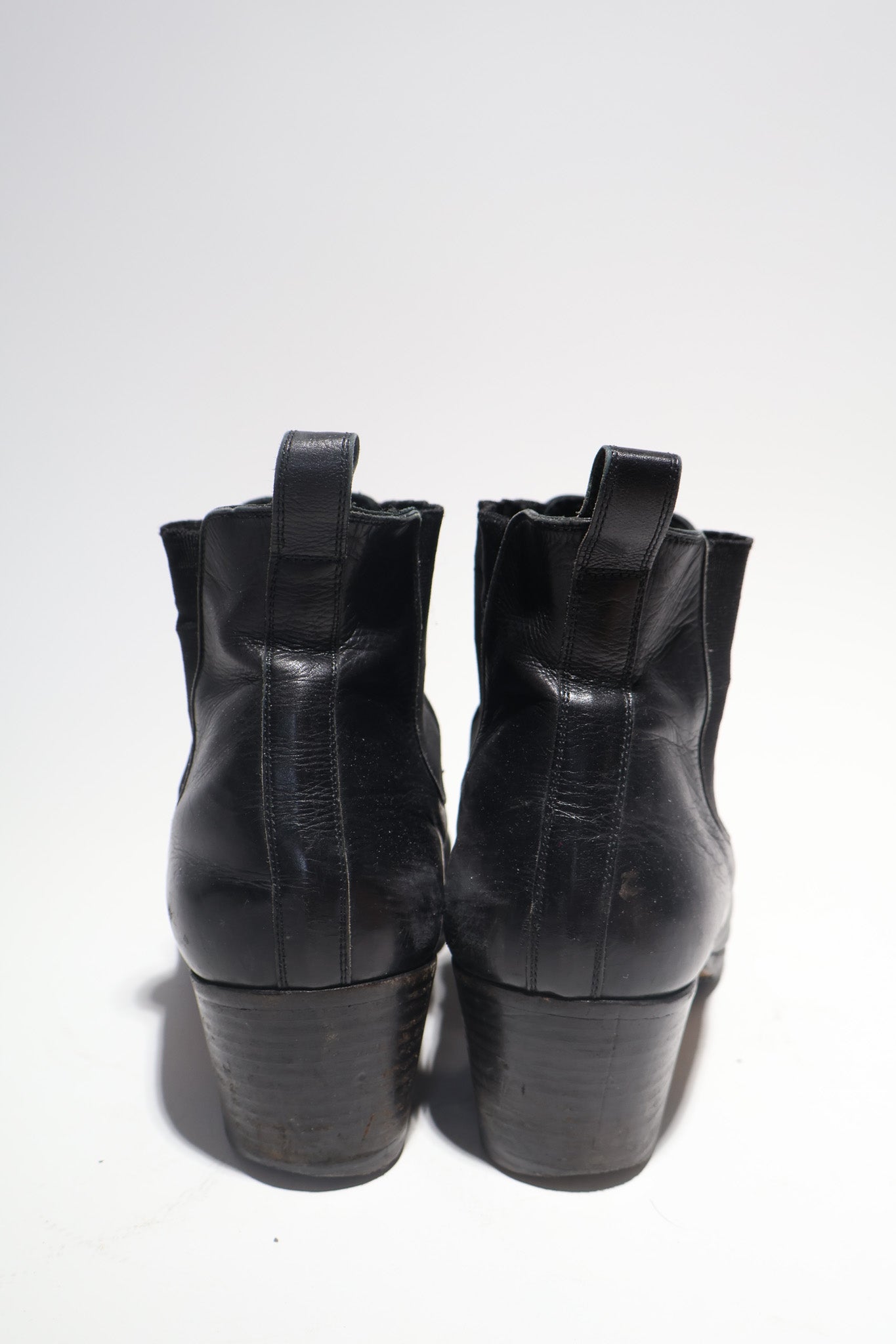 Dior Homme AW05 6.5 Heel Gold Runway Boots