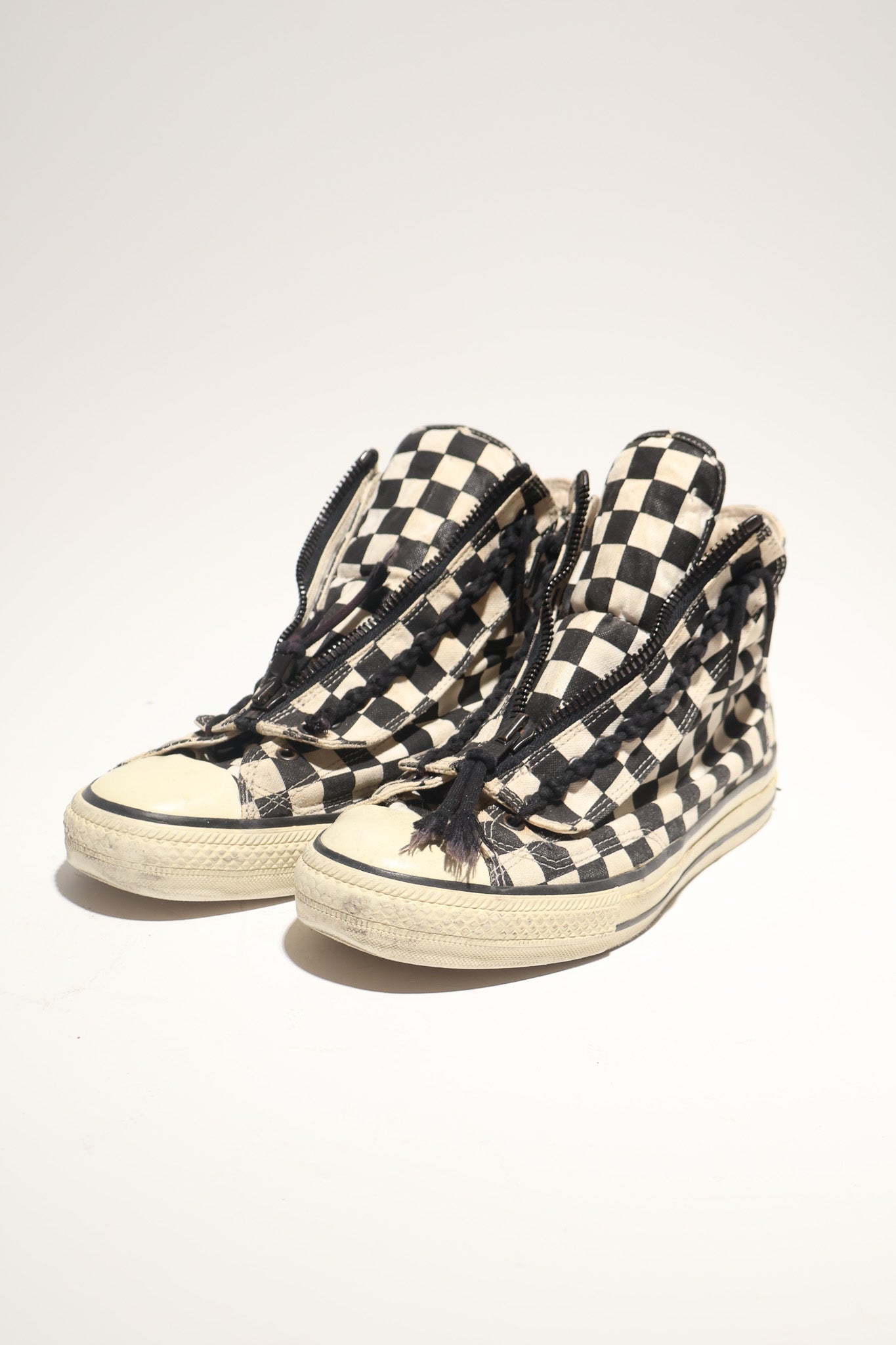 Number (N)ine SS07 Checker Zip Sneakers