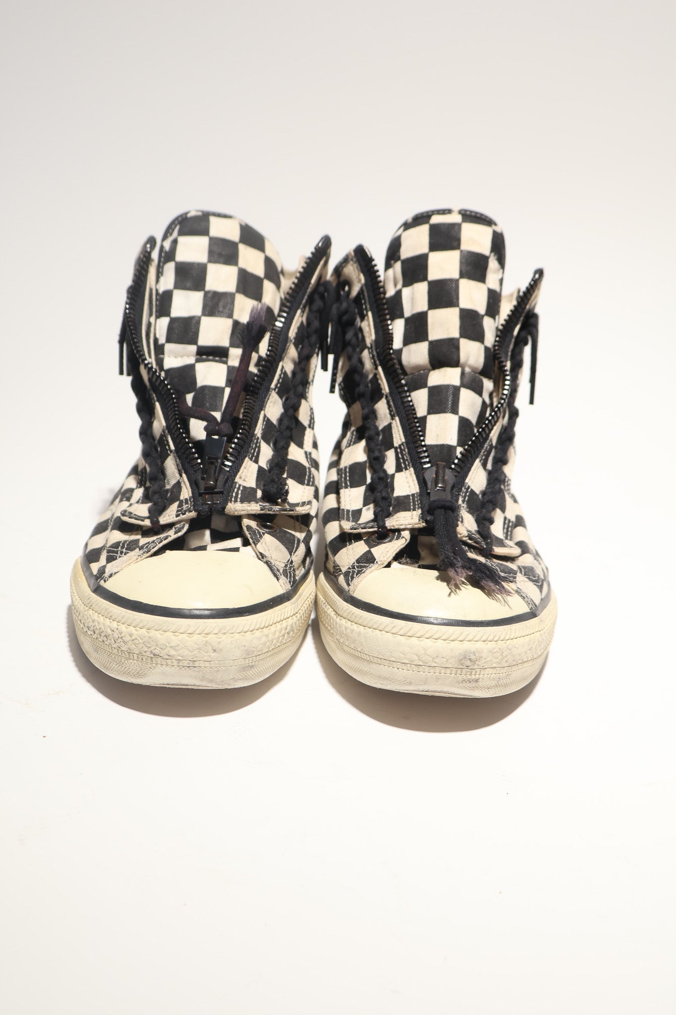 Number (N)ine SS07 Checker Zip Sneakers