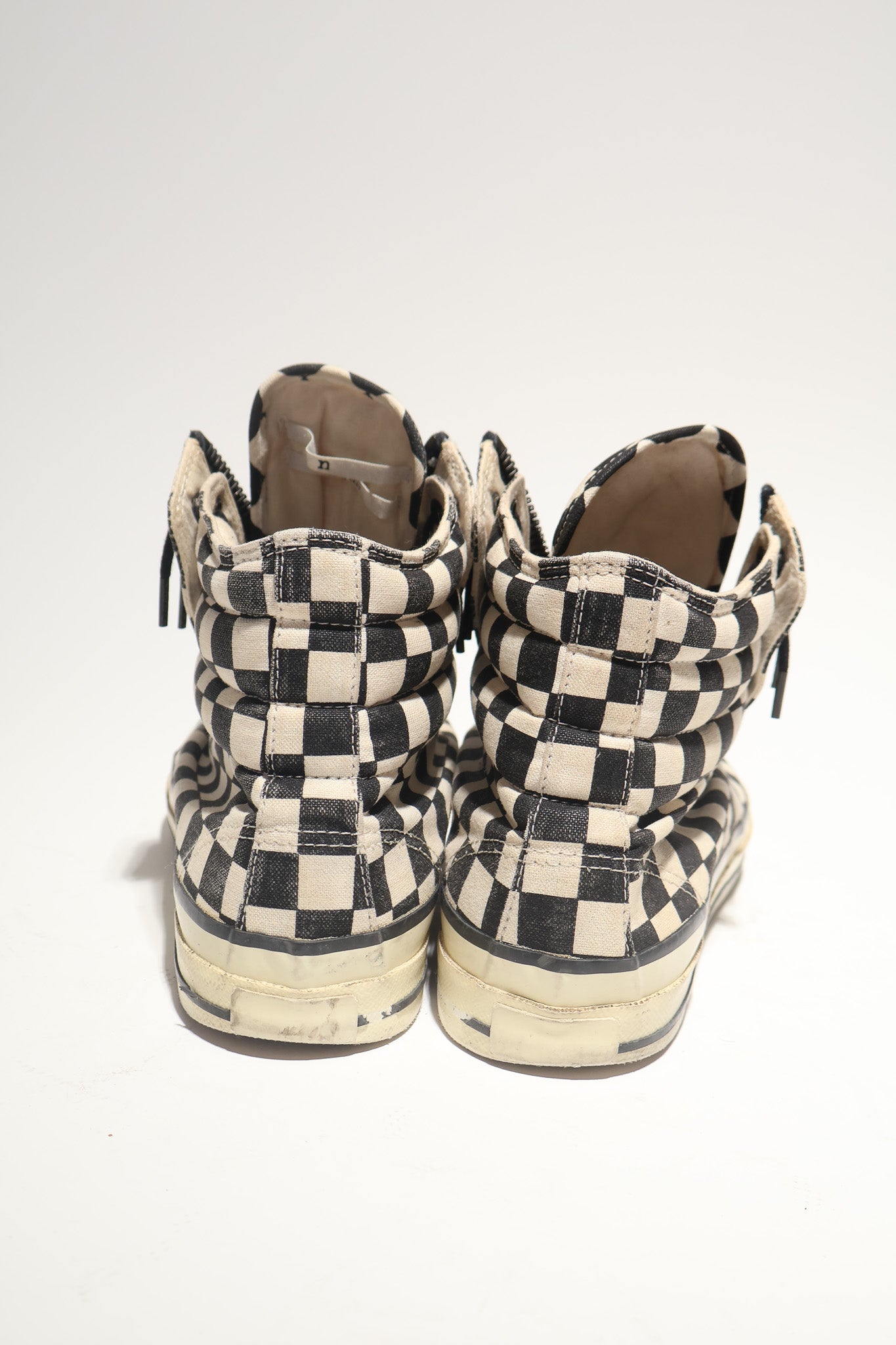 Number (N)ine SS07 Checker Zip Sneakers