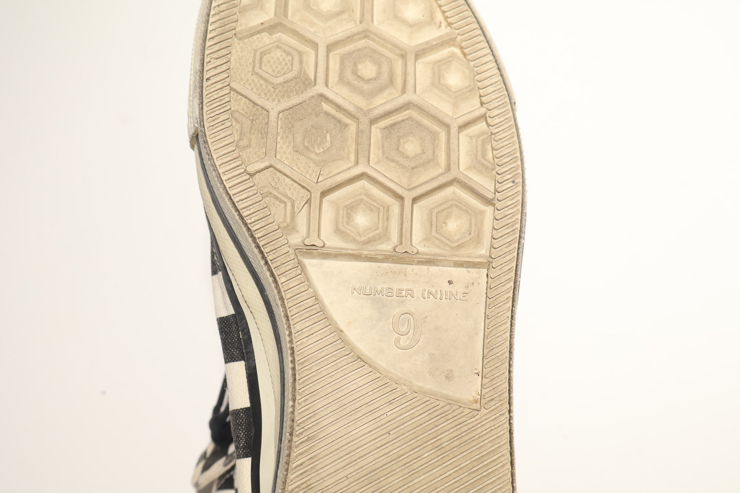 Number (N)ine SS07 Checker Zip Sneakers