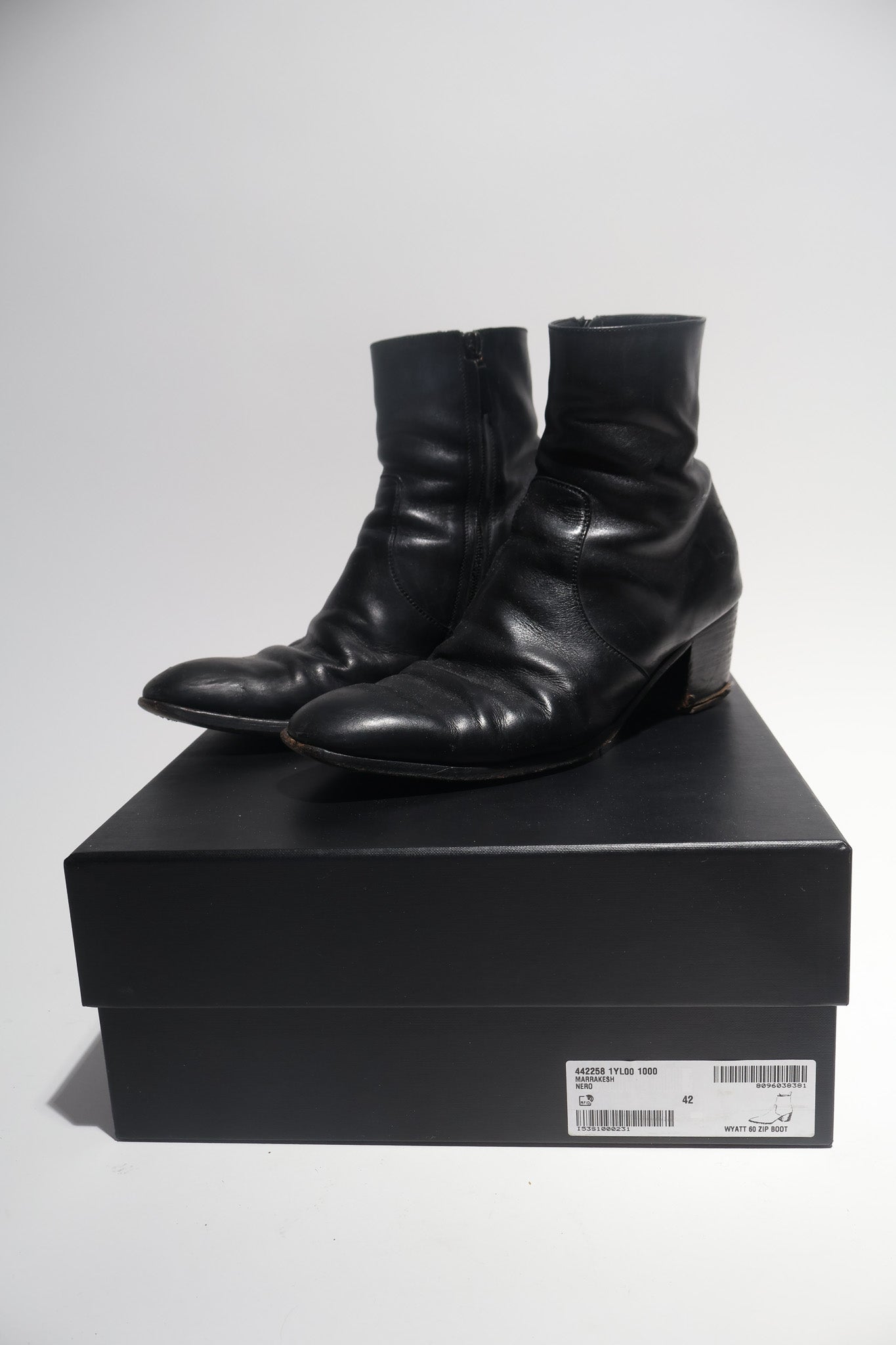 Saint Laurent Paris AW16 60mm Wyatt Boots