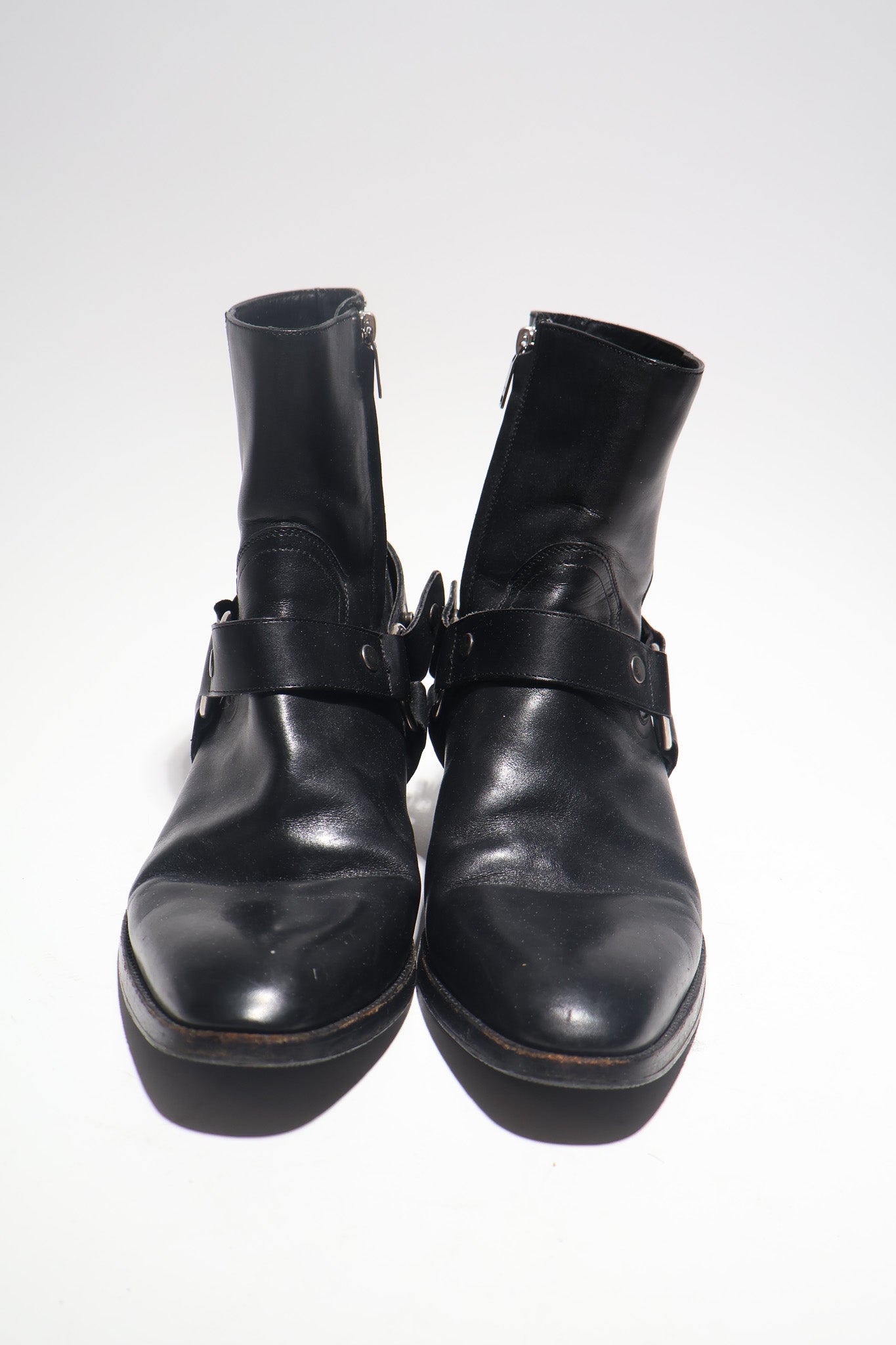 Saint Laurent Paris AW16 Harness Wyatt 40 Boots