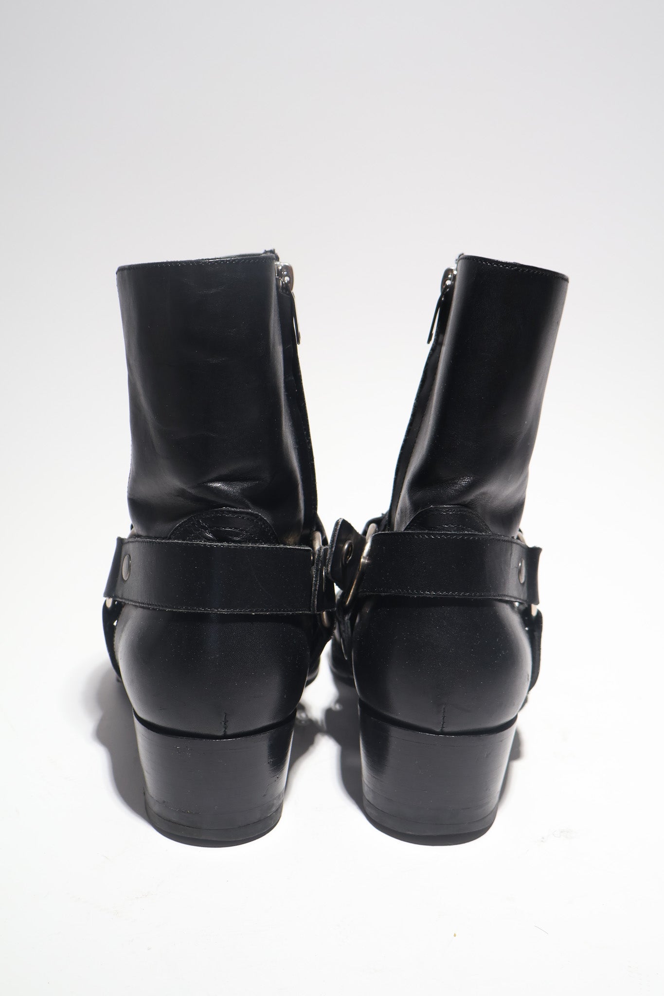 Saint Laurent Paris AW16 Harness Wyatt 40 Boots