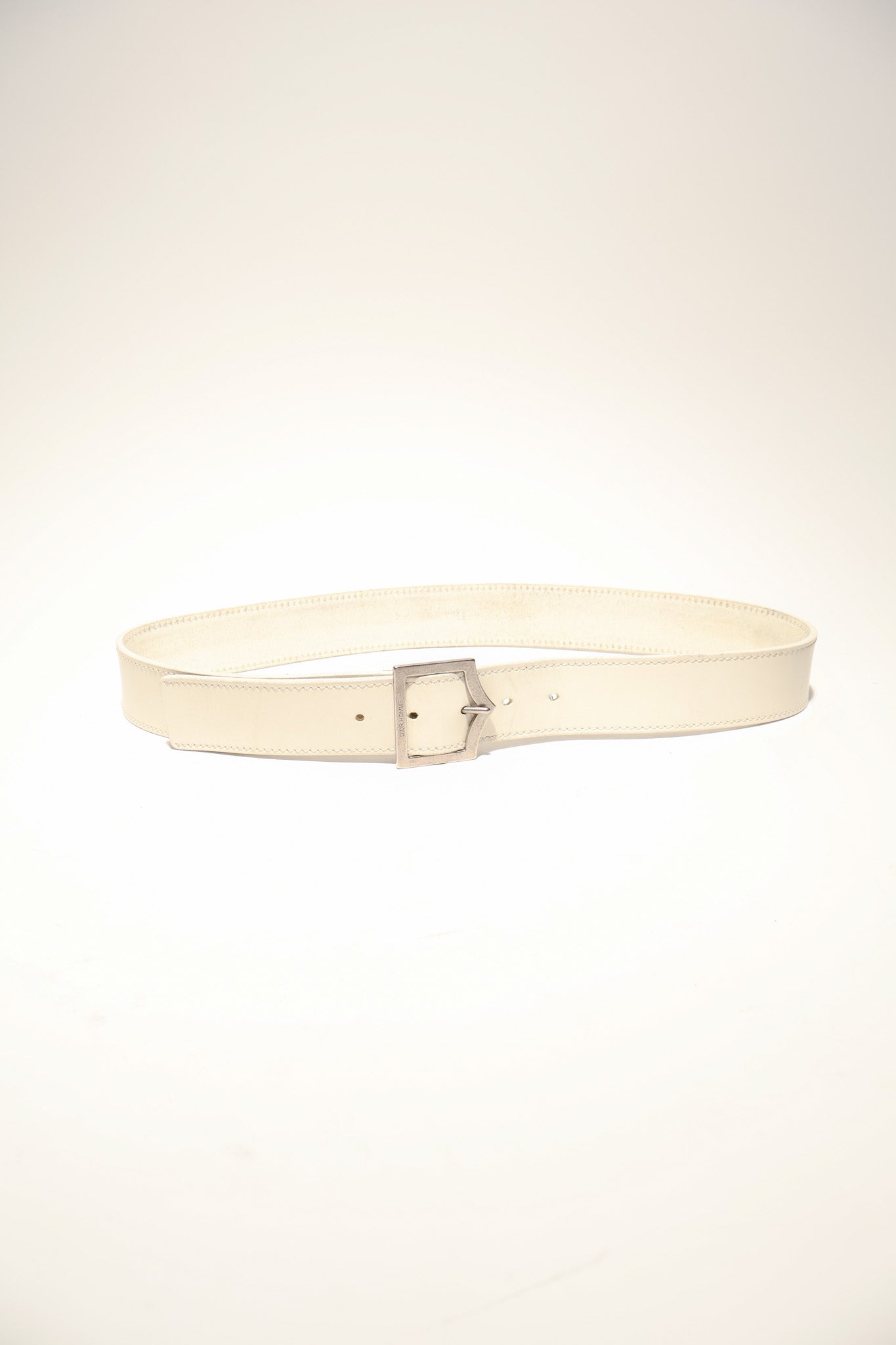Dior Homme SS05 White D Point Belt