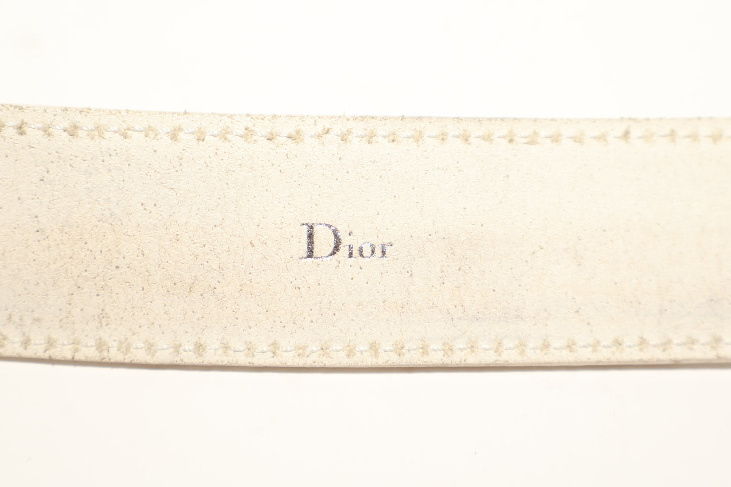 Dior Homme SS05 White D Point Belt