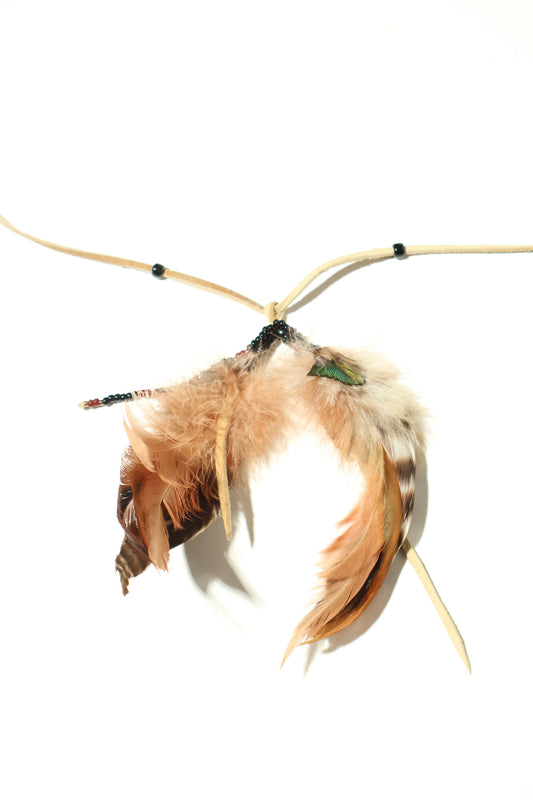 Number (N)ine AW05 Runway Feather Necklace
