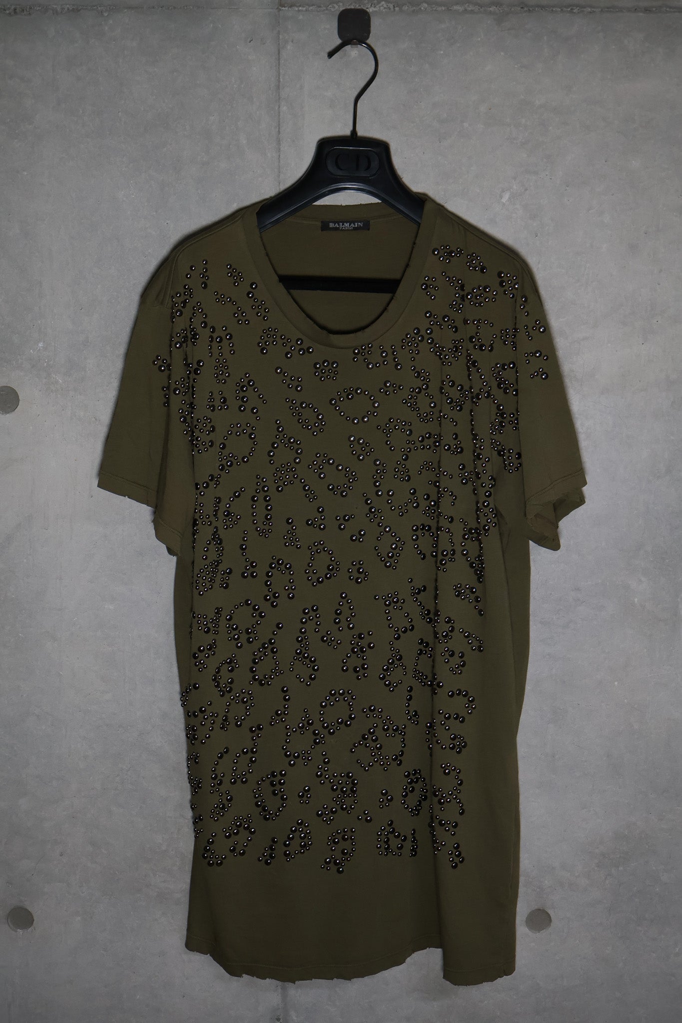 Balmain SS10 Leopard Studded Shirt