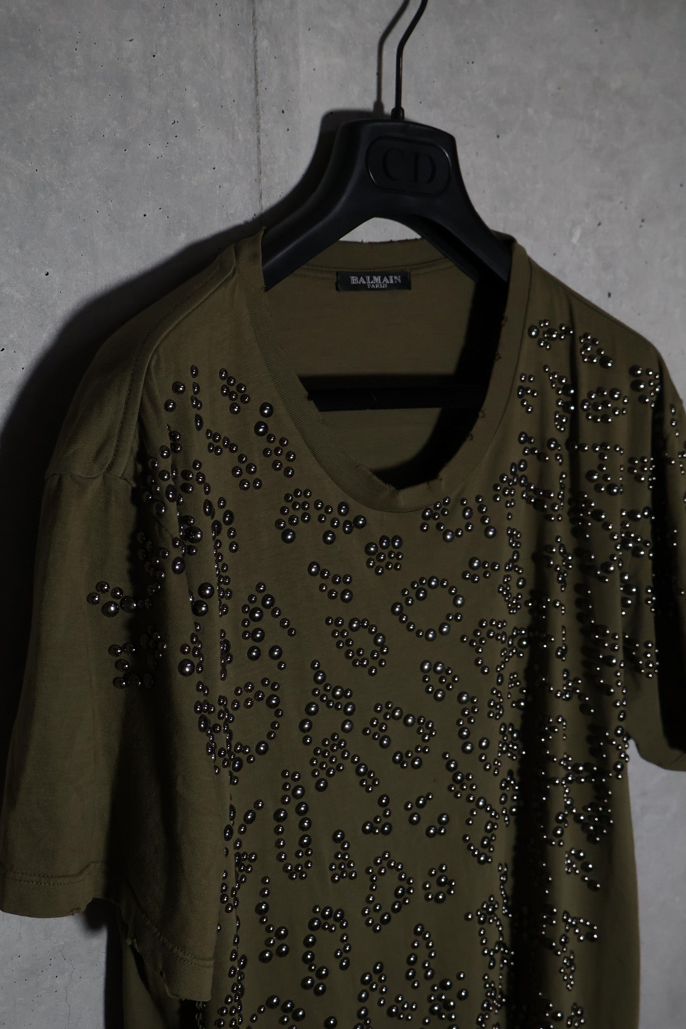 Balmain SS10 Leopard Studded Shirt