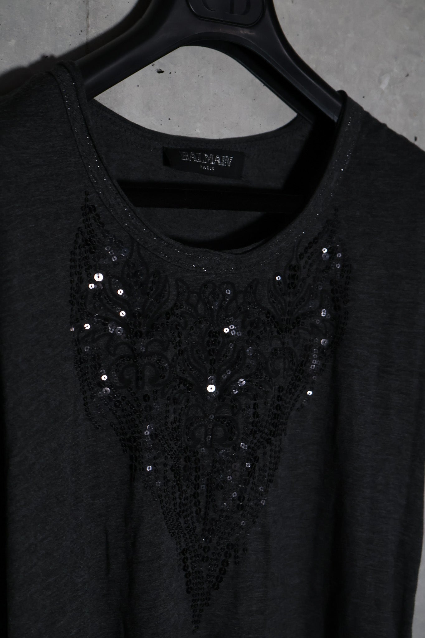 Balmain Sequin Chest Tee