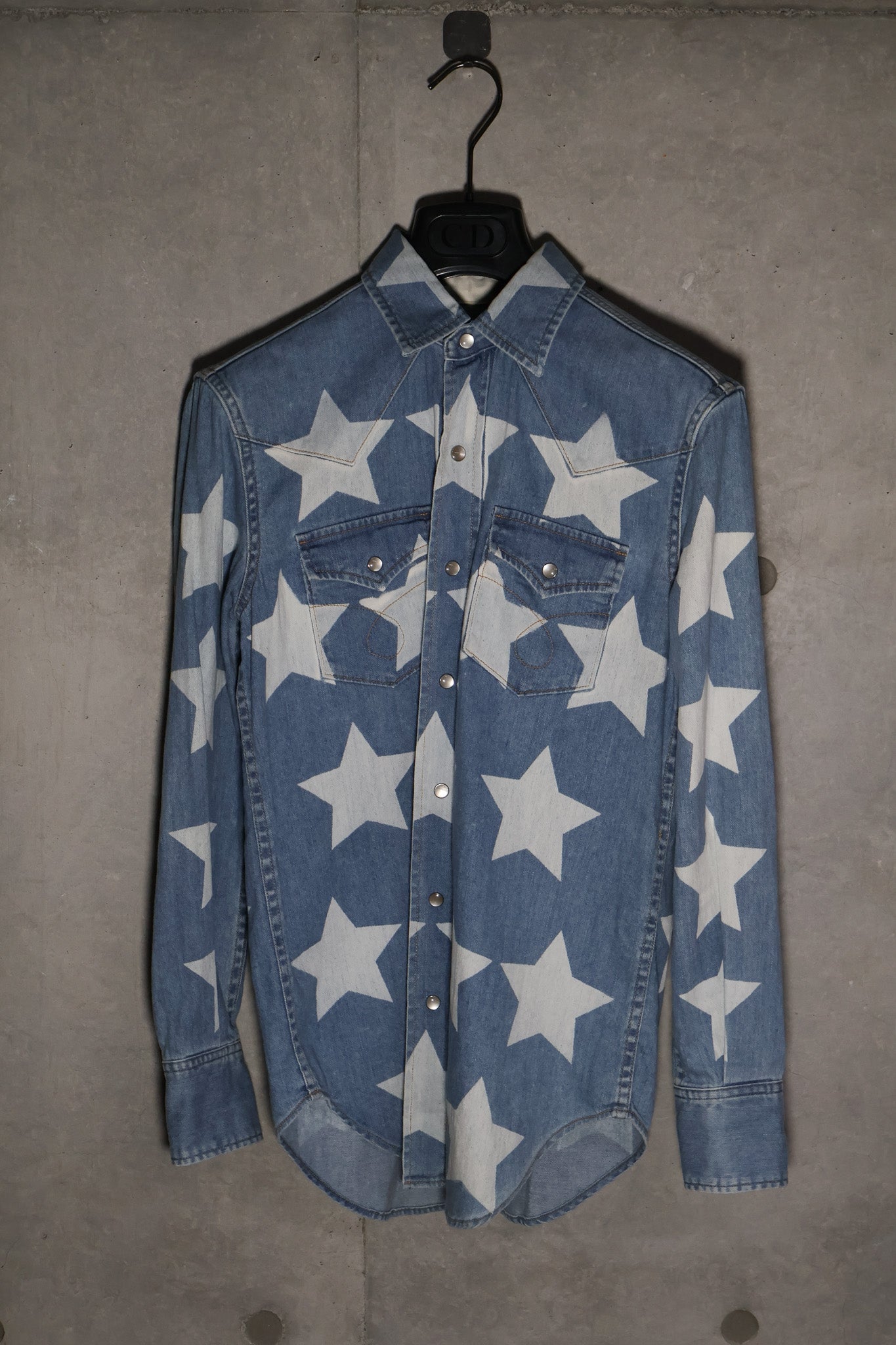 Saint Laurent Paris SS17 Star Denim Shirt