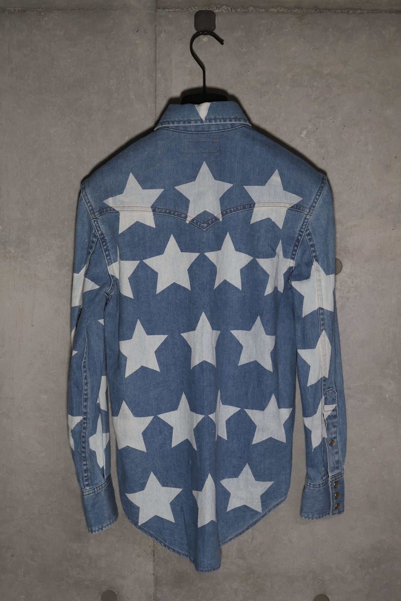 Saint Laurent Paris SS17 Star Denim Shirt