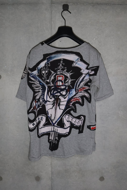 Balmain SS11 Tiger Emblem Tee