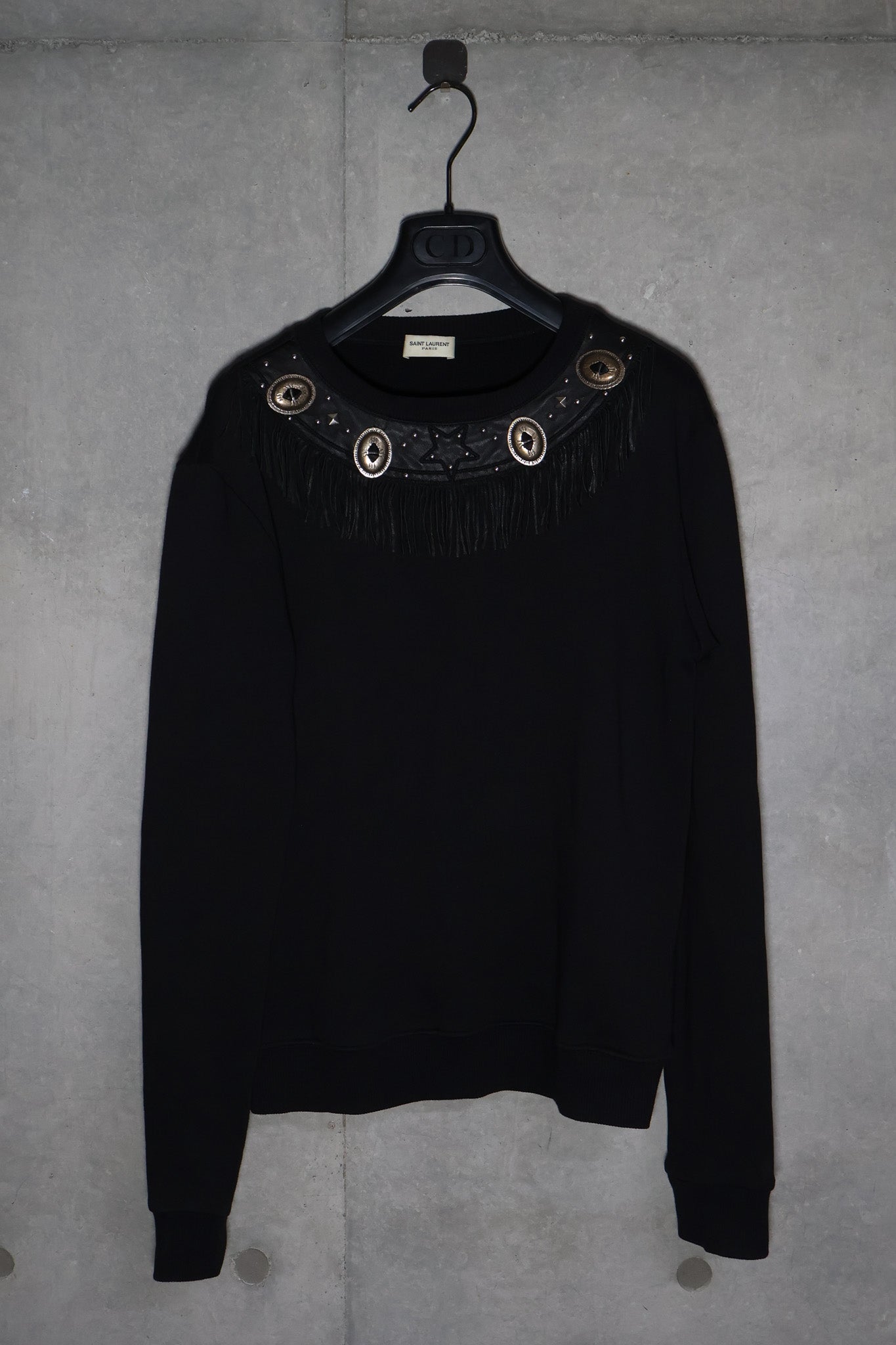 Saint Laurent SS15 Conch Neckline Sweater