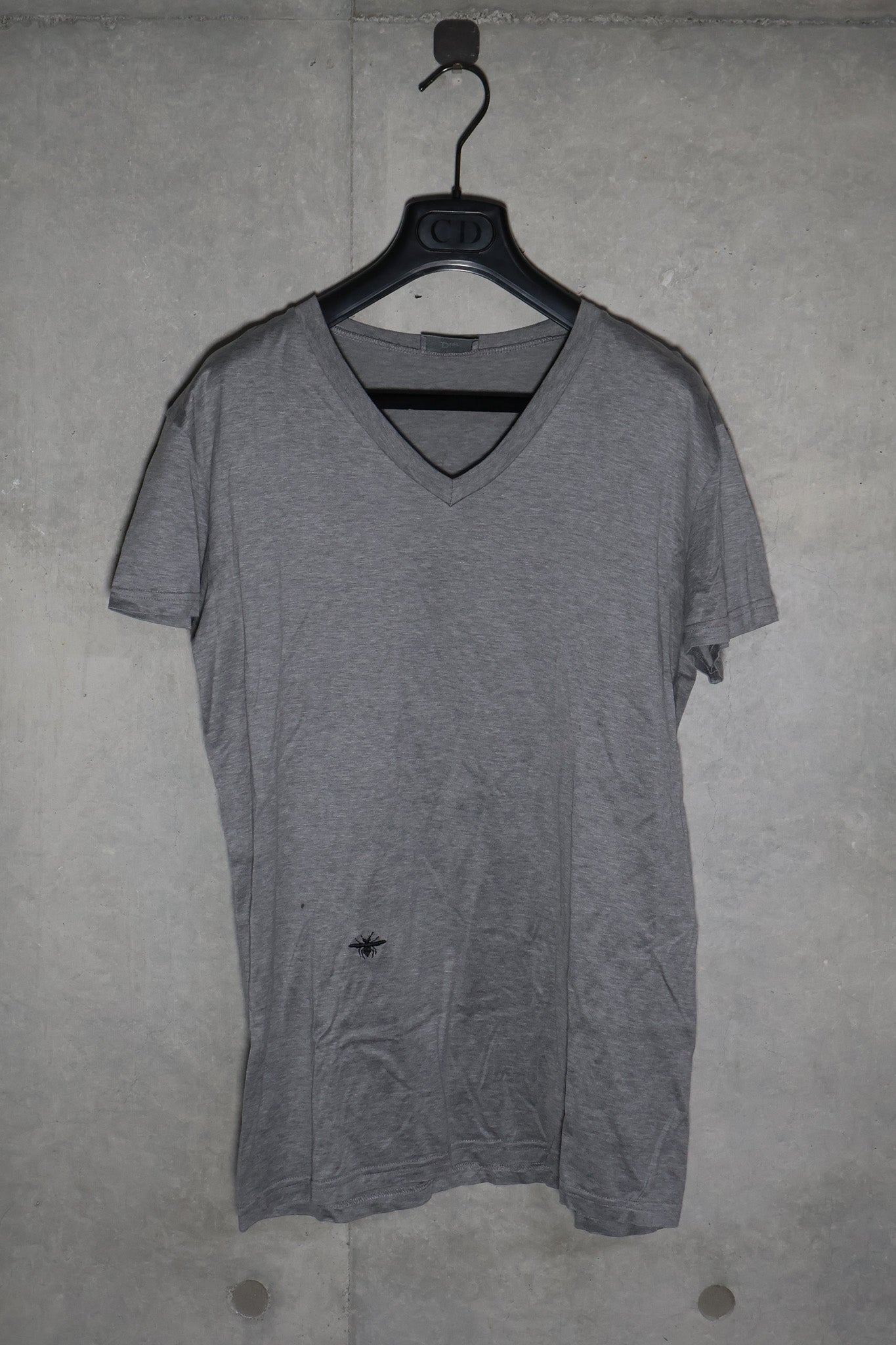Dior Homme Bee Embroidered V-Neck Tee