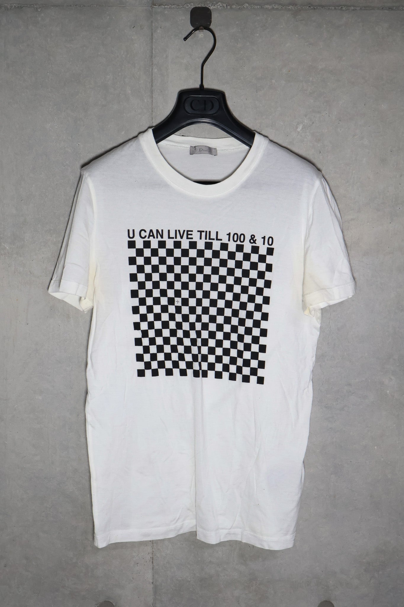 Dior Homme SS06 Checkerboard Graphic Tee