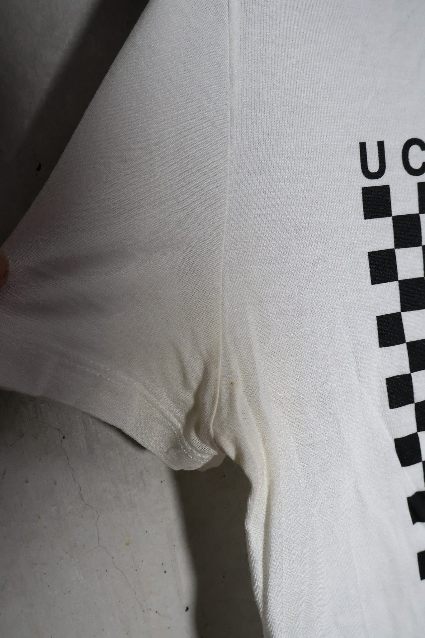 Dior Homme SS06 Checkerboard Graphic Tee