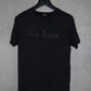 Saint Laurent Paris SS16 ‘Too Late’ Glitter Embroidered Tee