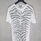 Balmain SS10 Zebra Print Tee