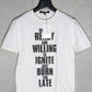 Raf Simons SS02 Willing To Ignite Tee