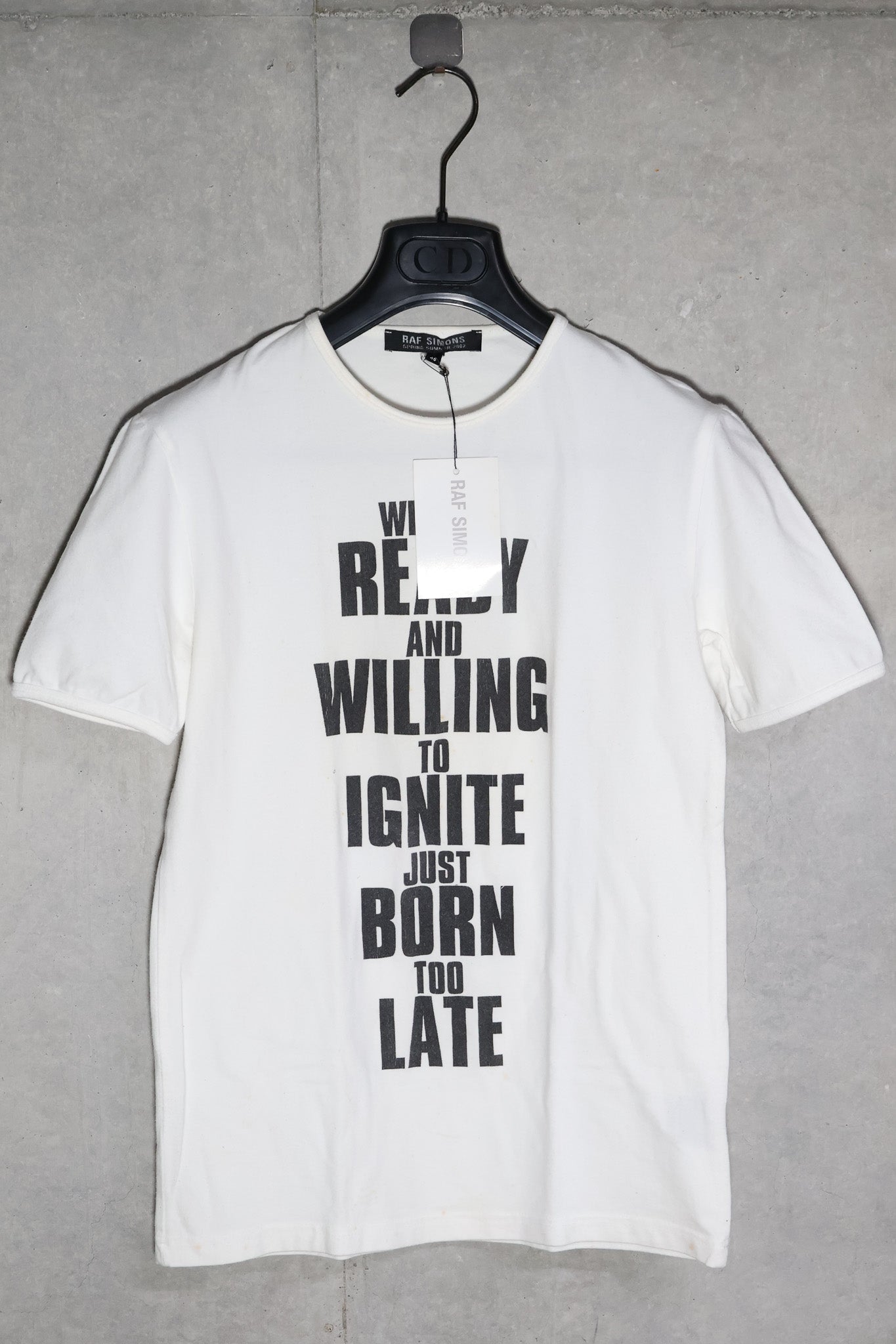 Raf Simons SS02 Willing To Ignite Tee