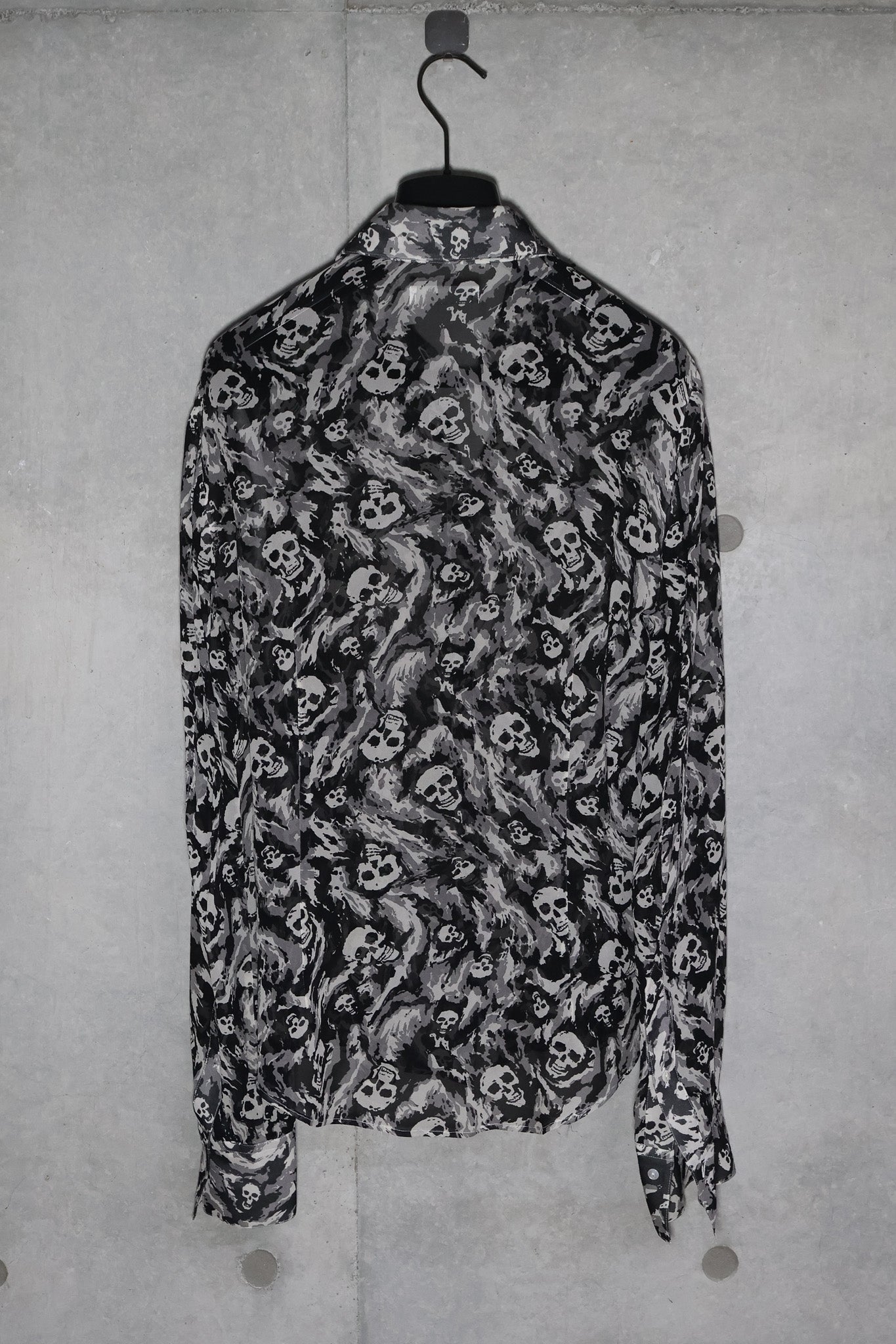 Number (N)ine SS01 Time Migration Skull Sheer Shirt