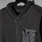 Undercover SS03 Scab Sleeveless Washed Zip Up Hoodie