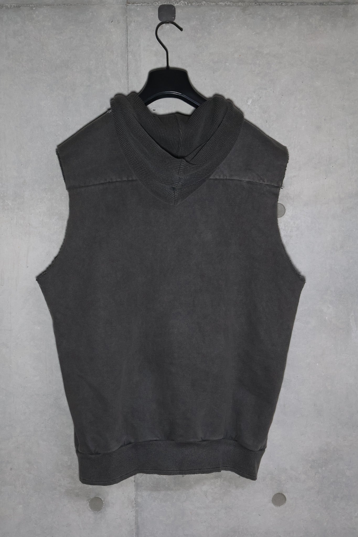 Undercover SS03 Scab Sleeveless Washed Zip Up Hoodie