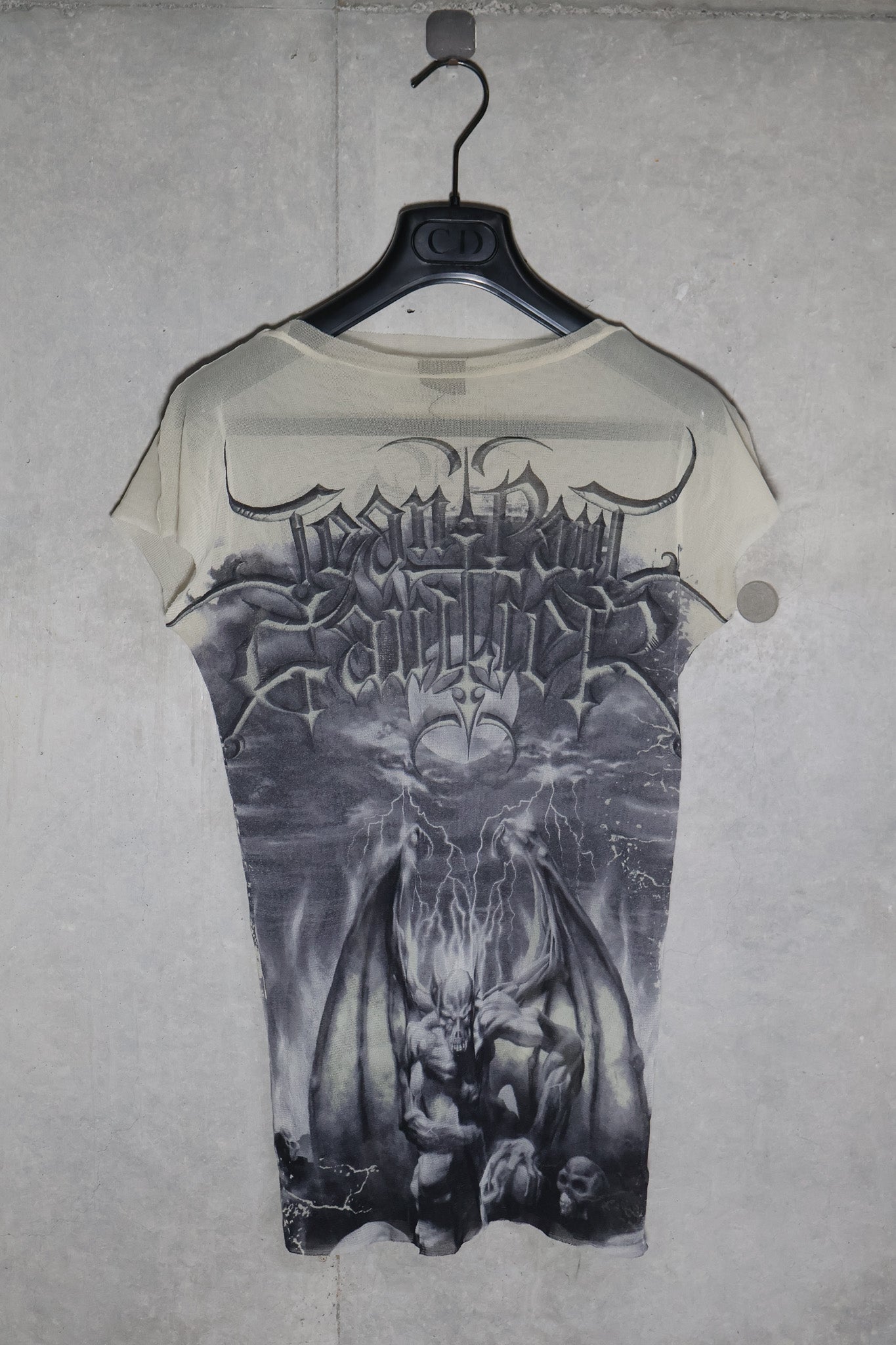 Jean Paul Gaultier SS01 Mesh Satan T-Shirt