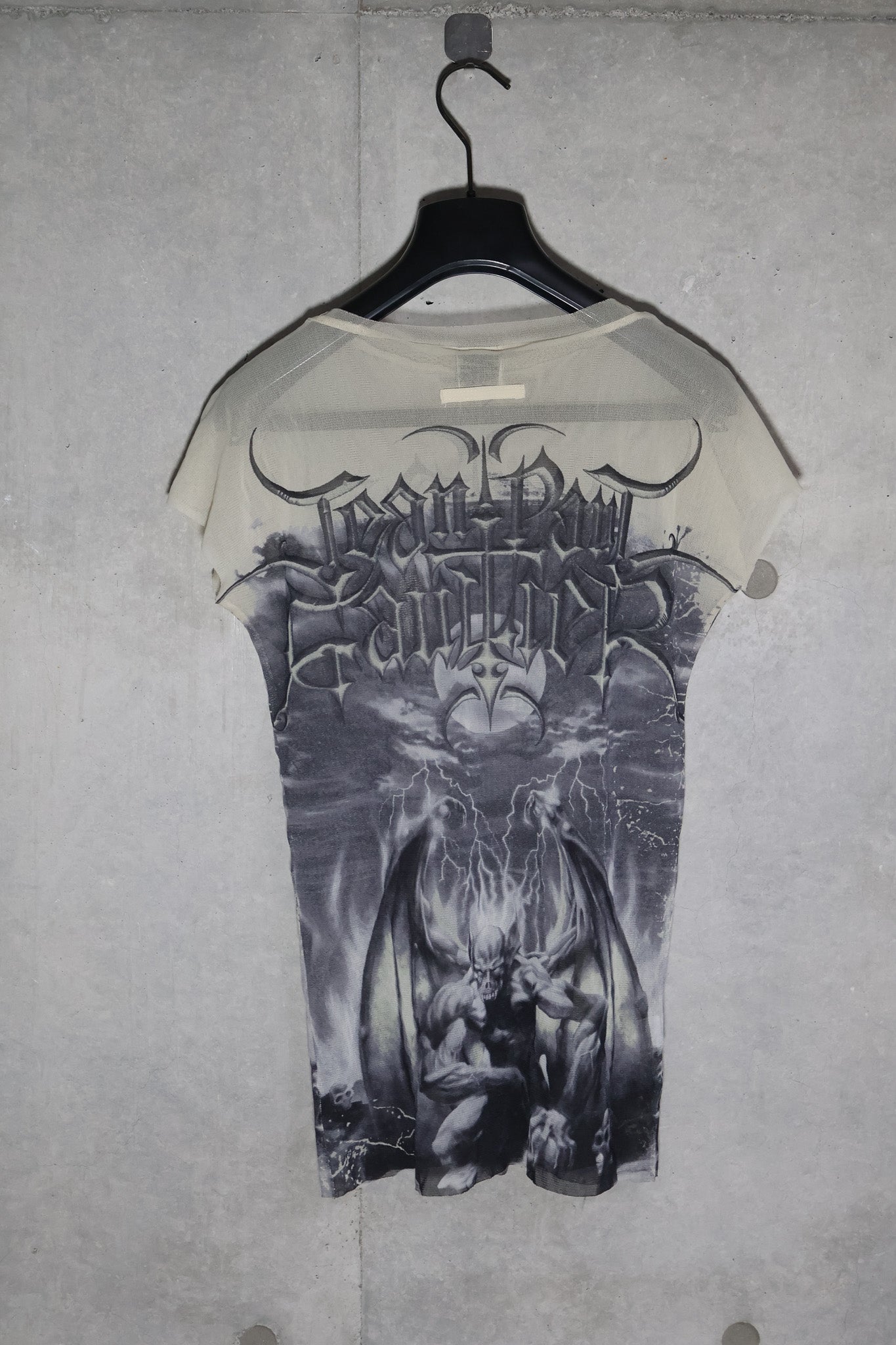 Jean Paul Gaultier SS01 Mesh Satan T-Shirt
