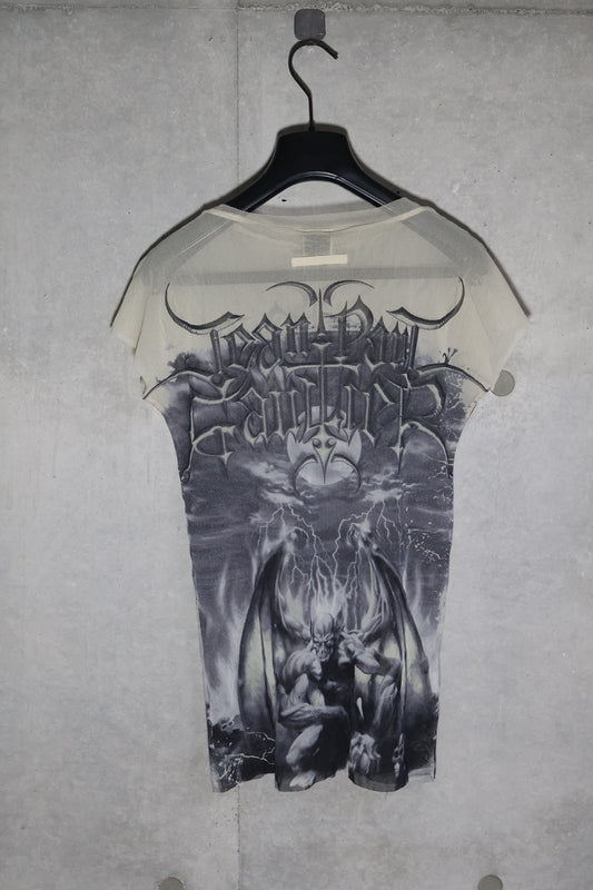 Jean Paul Gaultier SS01 Mesh Satan T-Shirt