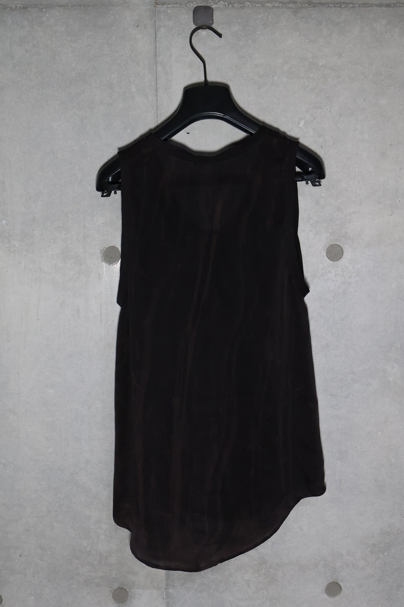 Balmain SS09 100% Silk Watercolor Dyed Tank Top