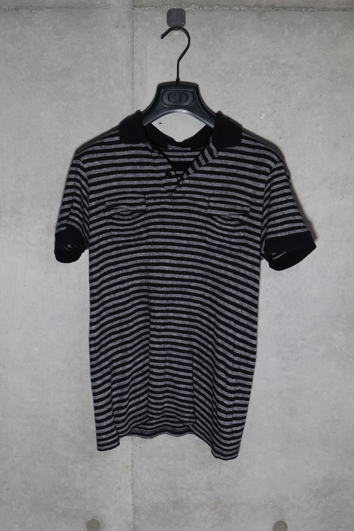 Dior Homme AW06 Cross Pocket Wool Polo